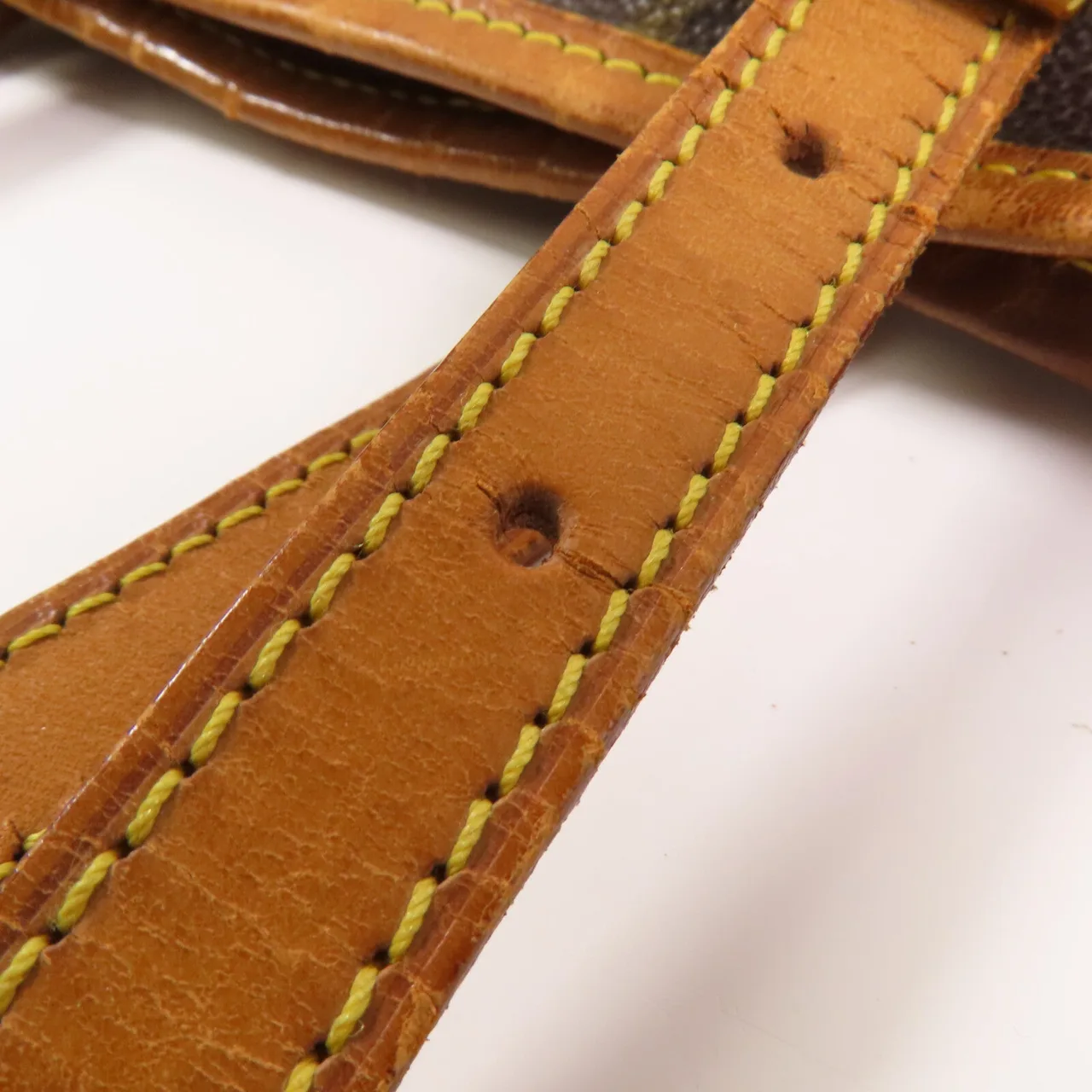 LOUIS VUITTON Petit Bucket M42238 Shoulder Bag Coated Canvas 棕色 Coated Canvas Rank C - Thumbnail 28