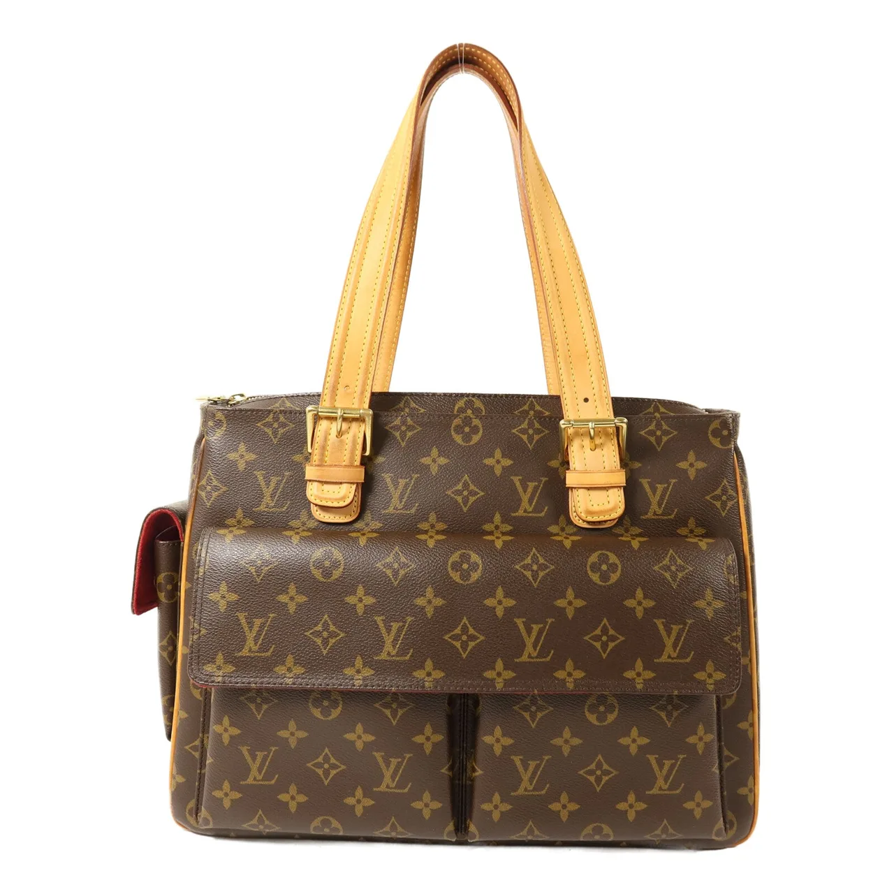 LOUIS VUITTON Multipli Cite M51162 Shoulder Bag Coated Canvas 棕色