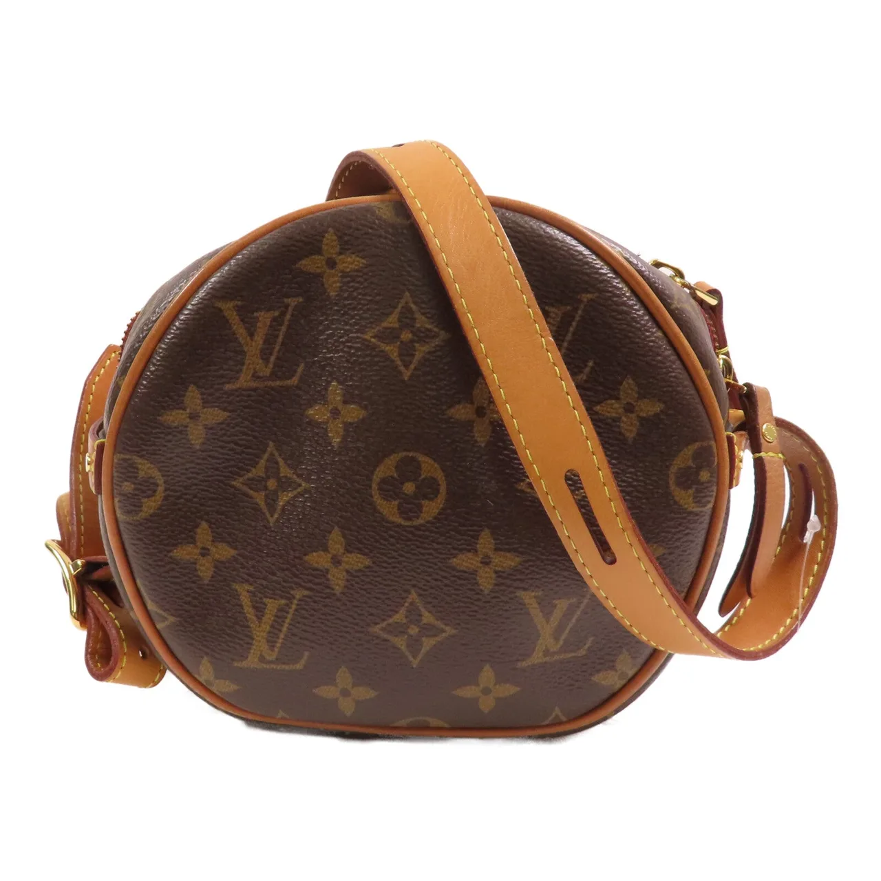 LOUIS VUITTON Boite Chapeau Souple M45578 Shoulder Bag Coated Canvas 棕色