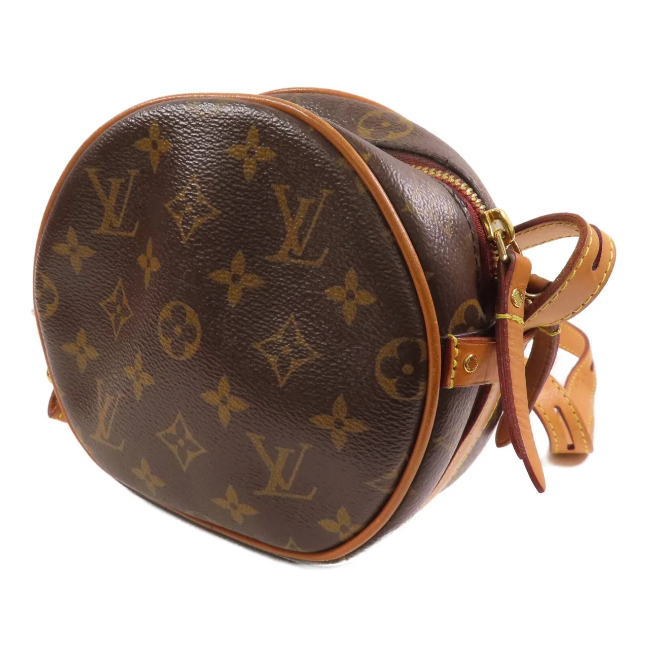 LOUIS VUITTON Boite Chapeau Souple M45578 Shoulder Bag Coated Canvas 棕色 Coated Canvas Rank B - Thumbnail 3
