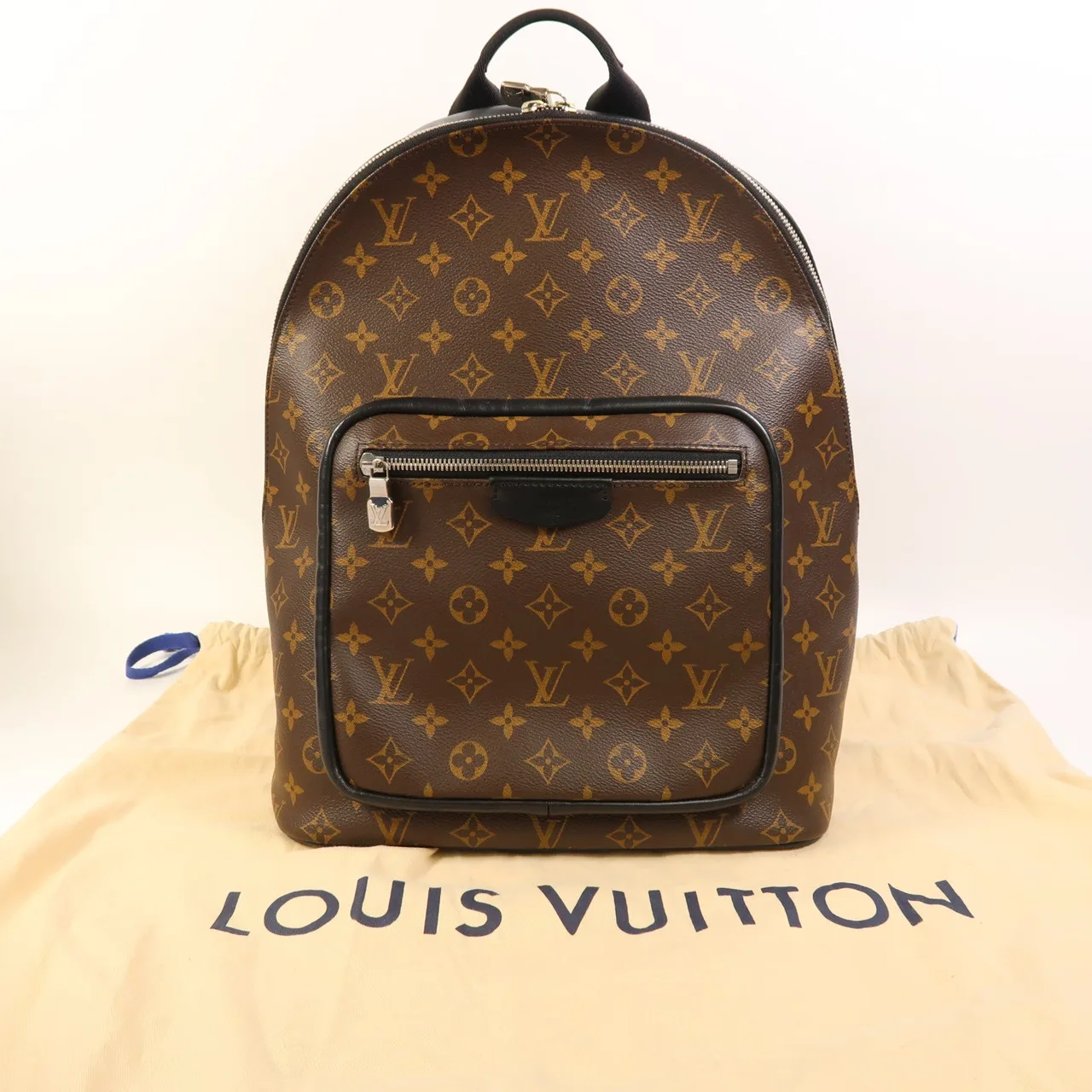 LOUIS VUITTON Josh M45349 Backpack Coated Canvas 棕色 Coated Canvas Rank A - Thumbnail 8