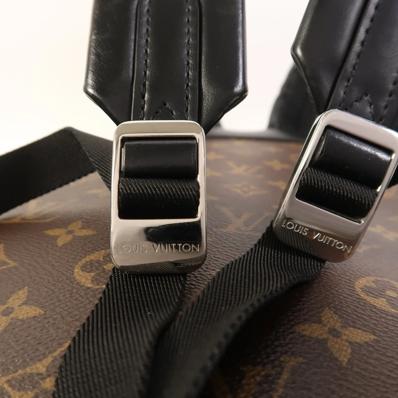 LOUIS VUITTON Josh M45349 Backpack Coated Canvas 棕色 Coated Canvas Rank A - Thumbnail 13