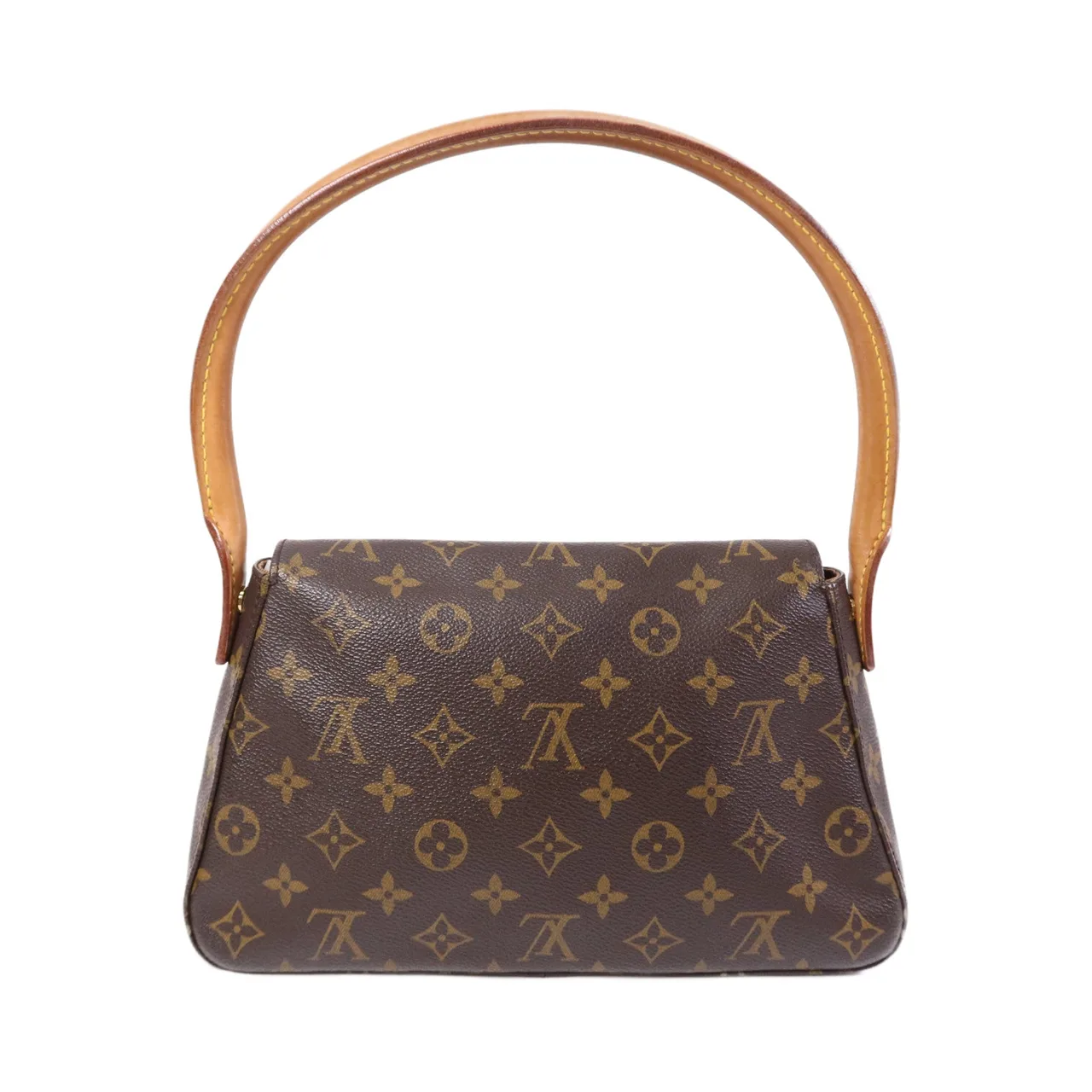 LOUIS VUITTON Loop M51147 Shoulder Bag Coated Canvas 棕色 Coated Canvas Rank B - Thumbnail 2