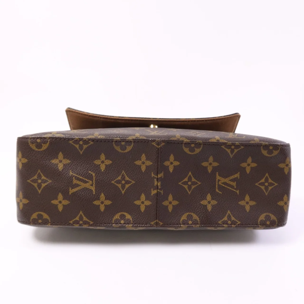 LOUIS VUITTON Loop M51147 Shoulder Bag Coated Canvas 棕色 Coated Canvas Rank B - Thumbnail 4