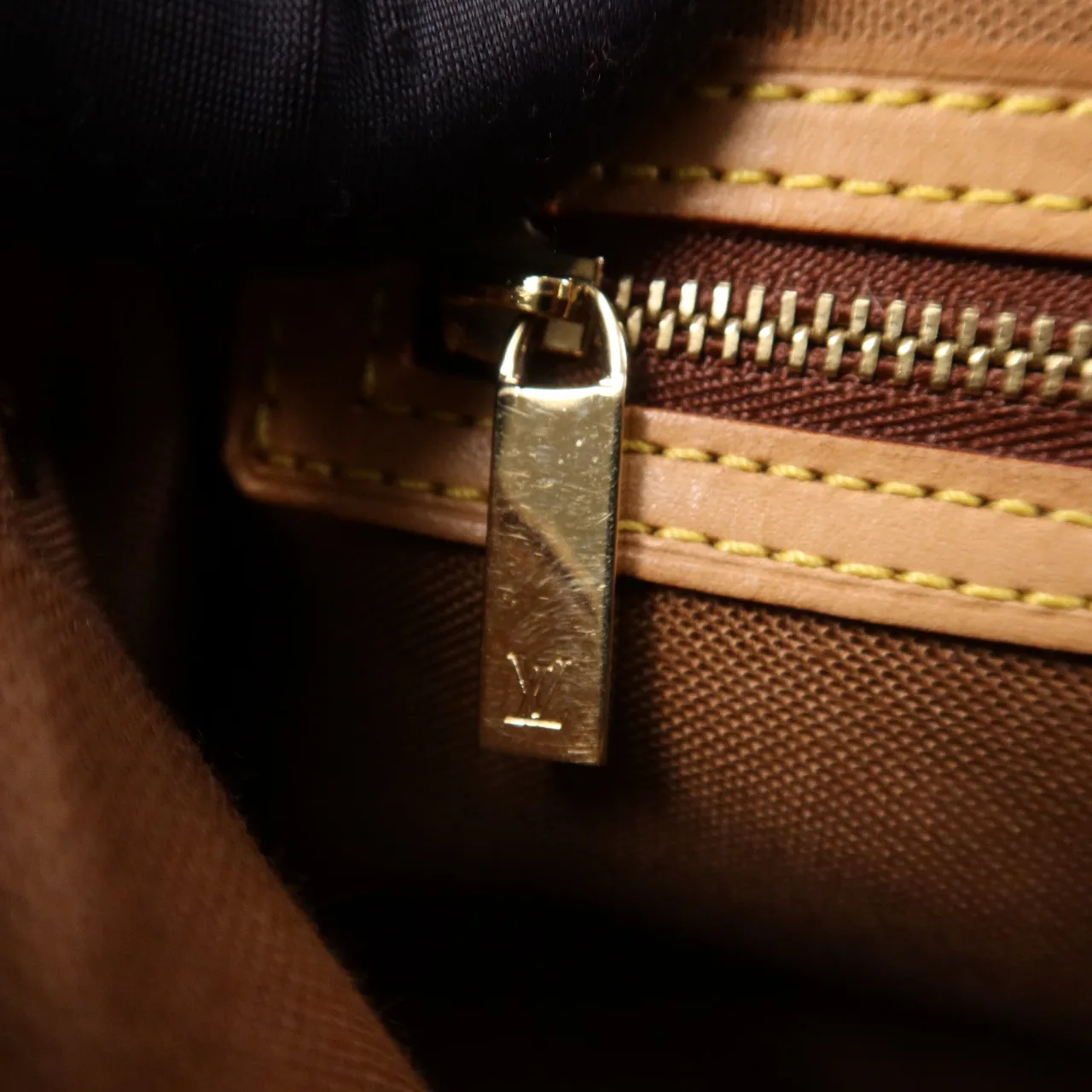 LOUIS VUITTON Loop M51147 Shoulder Bag Coated Canvas 棕色 Coated Canvas Rank B - Thumbnail 10