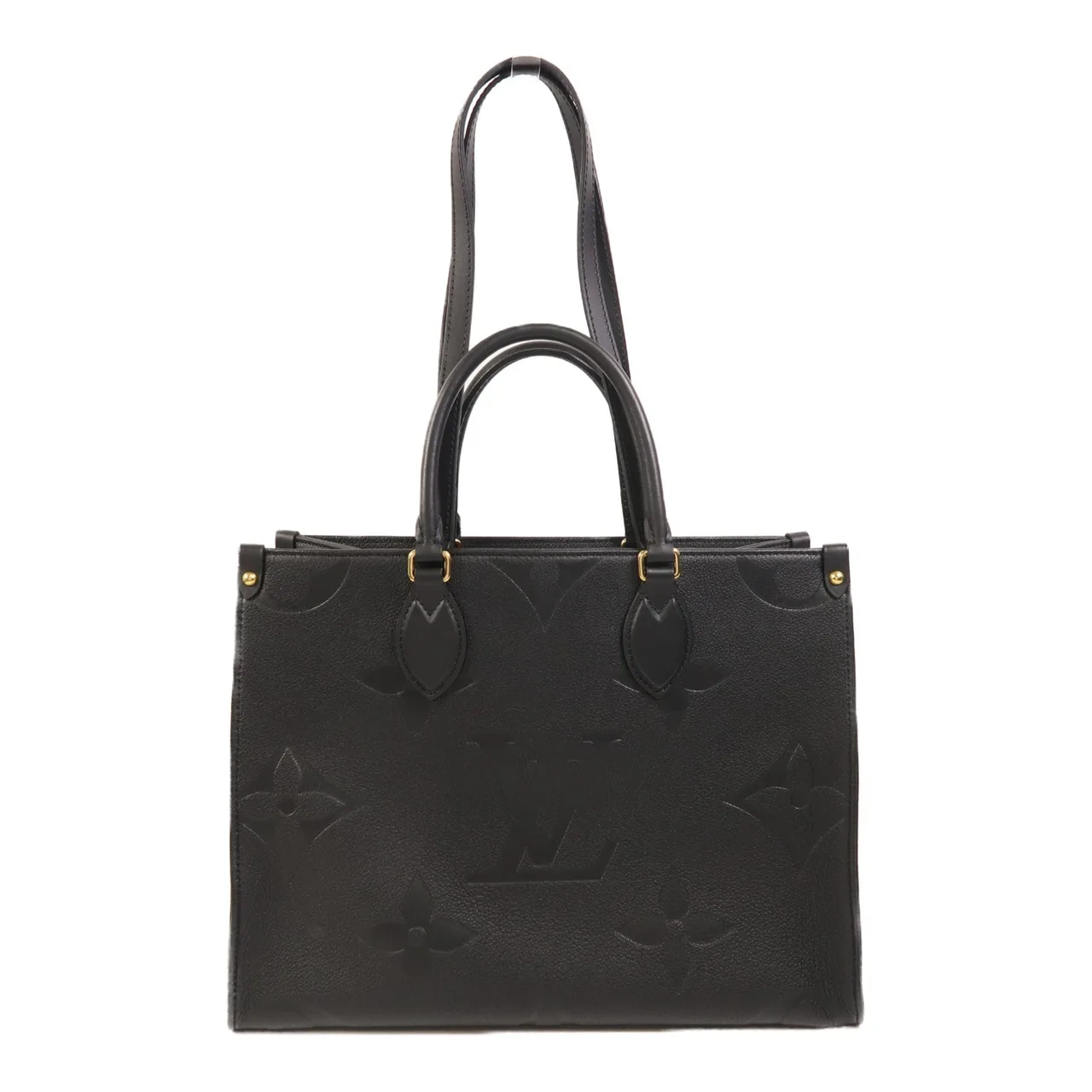 LOUIS VUITTON OnTheGo M45595 2-Way Bag Calfskin 黑色 / Black