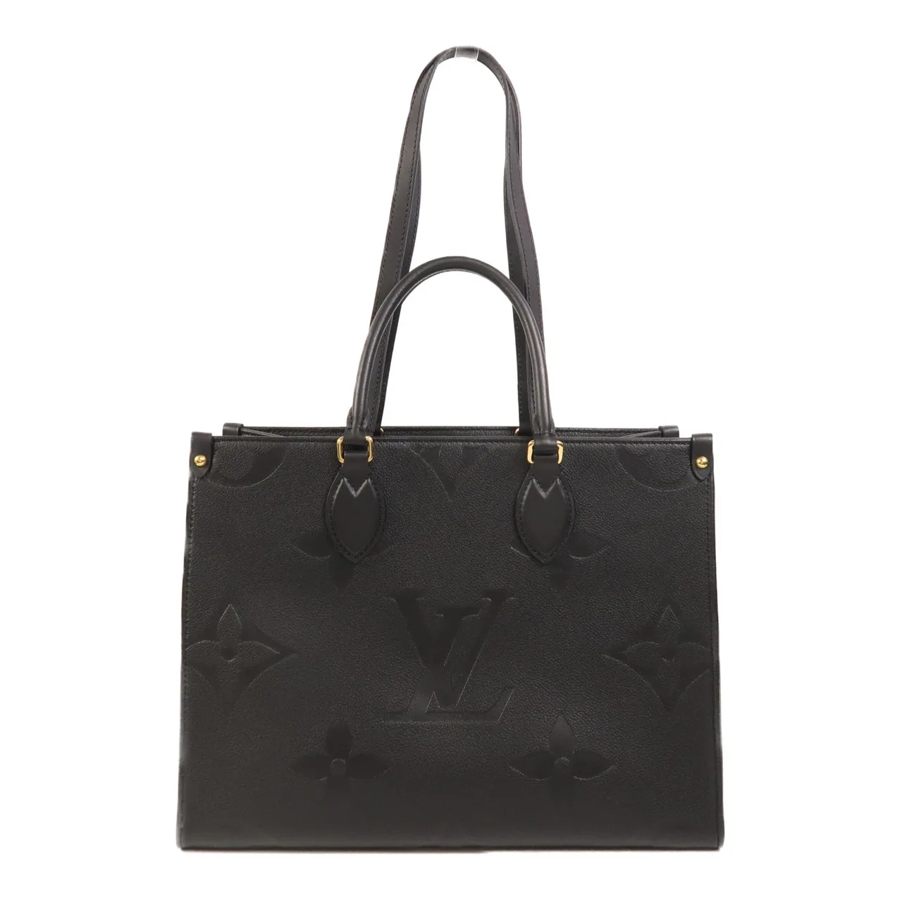 LOUIS VUITTON OnTheGo M45595 2-Way Bag Calfskin 黑色 / Black Calfskin Rank A - Thumbnail 2