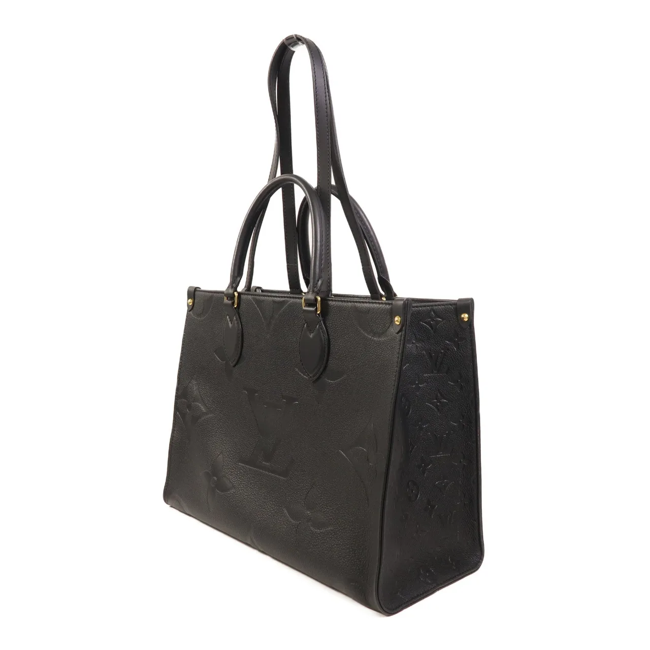 LOUIS VUITTON OnTheGo M45595 2-Way Bag Calfskin 黑色 / Black Calfskin Rank A - Thumbnail 3