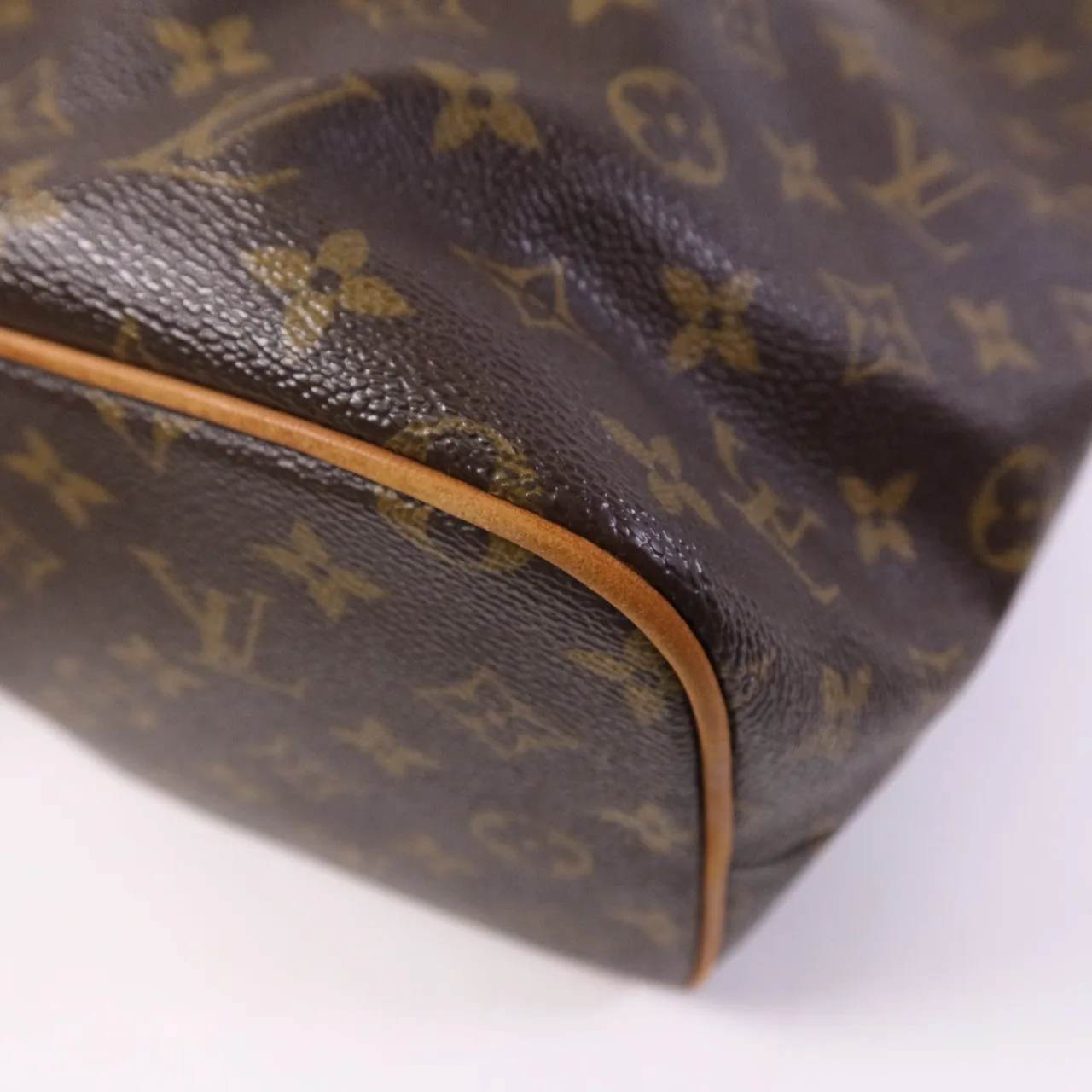 LOUIS VUITTON Palermo M40146 2-Way Bag Coated Canvas 棕色 Coated Canvas Rank B - Thumbnail 5