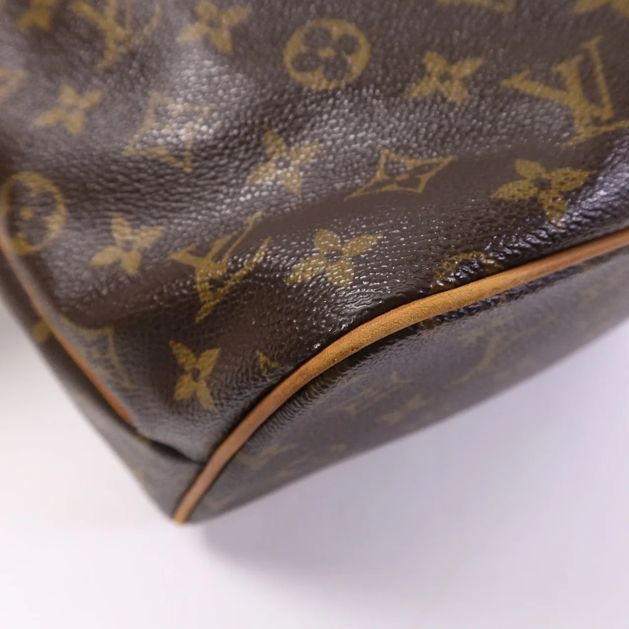 LOUIS VUITTON Palermo M40146 2-Way Bag Coated Canvas 棕色 Coated Canvas Rank B - Thumbnail 6