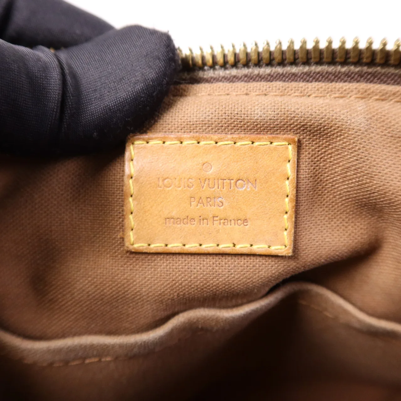 LOUIS VUITTON Palermo M40146 2-Way Bag Coated Canvas 棕色 Coated Canvas Rank B - Thumbnail 12