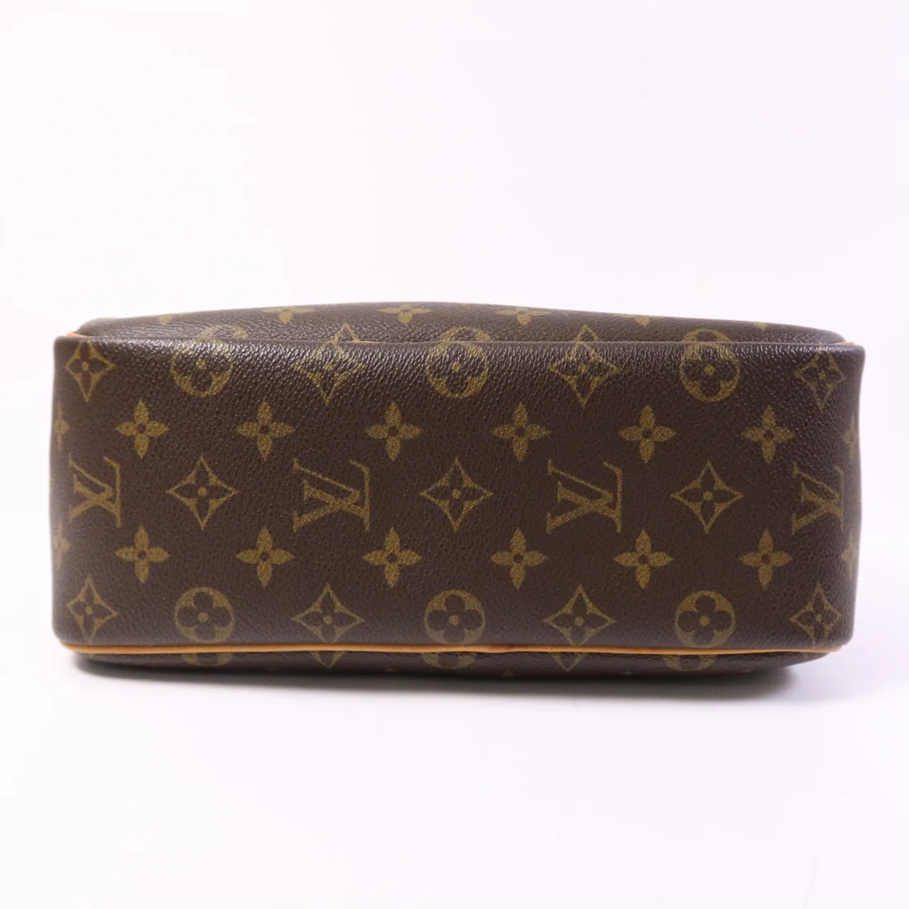 LOUIS VUITTON Trouville M42228 Handbag Coated Canvas 棕色 Coated Canvas Rank B - Thumbnail 4