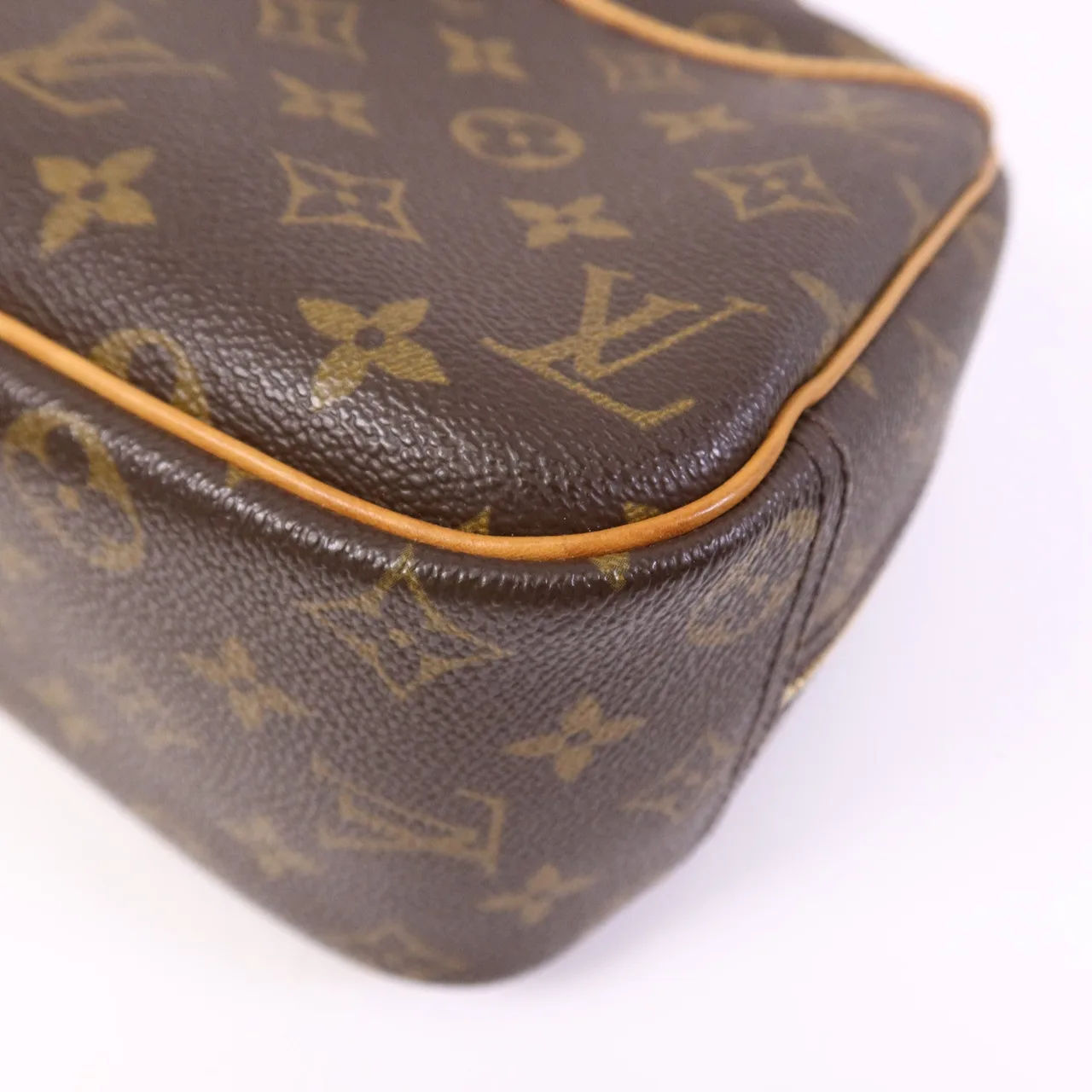 LOUIS VUITTON Trouville M42228 Handbag Coated Canvas 棕色 Coated Canvas Rank B - Thumbnail 5