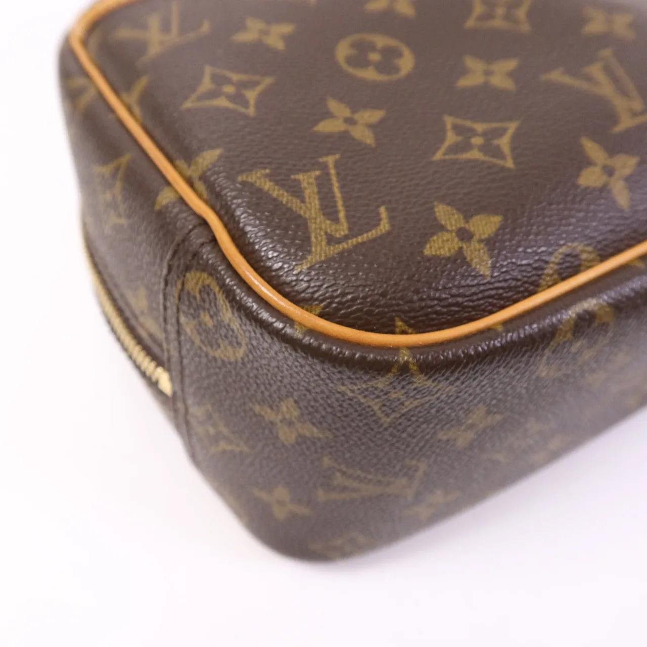LOUIS VUITTON Trouville M42228 Handbag Coated Canvas 棕色 Coated Canvas Rank B - Thumbnail 6