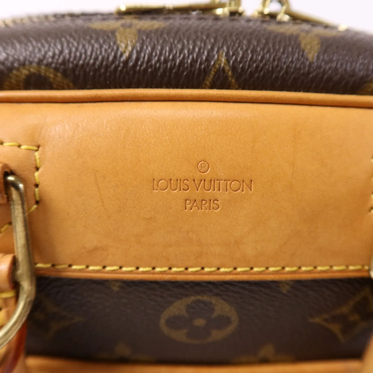 LOUIS VUITTON Trouville M42228 Handbag Coated Canvas 棕色 Coated Canvas Rank B - Thumbnail 11