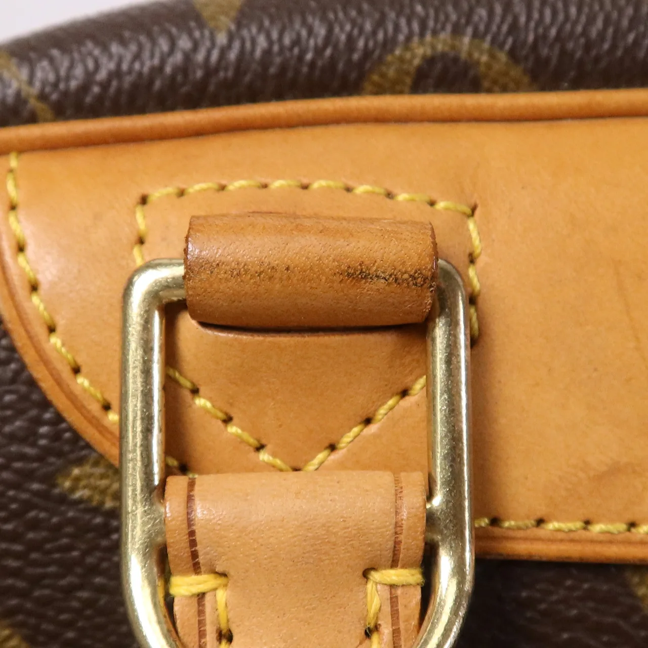 LOUIS VUITTON Trouville M42228 Handbag Coated Canvas 棕色 Coated Canvas Rank B - Thumbnail 18