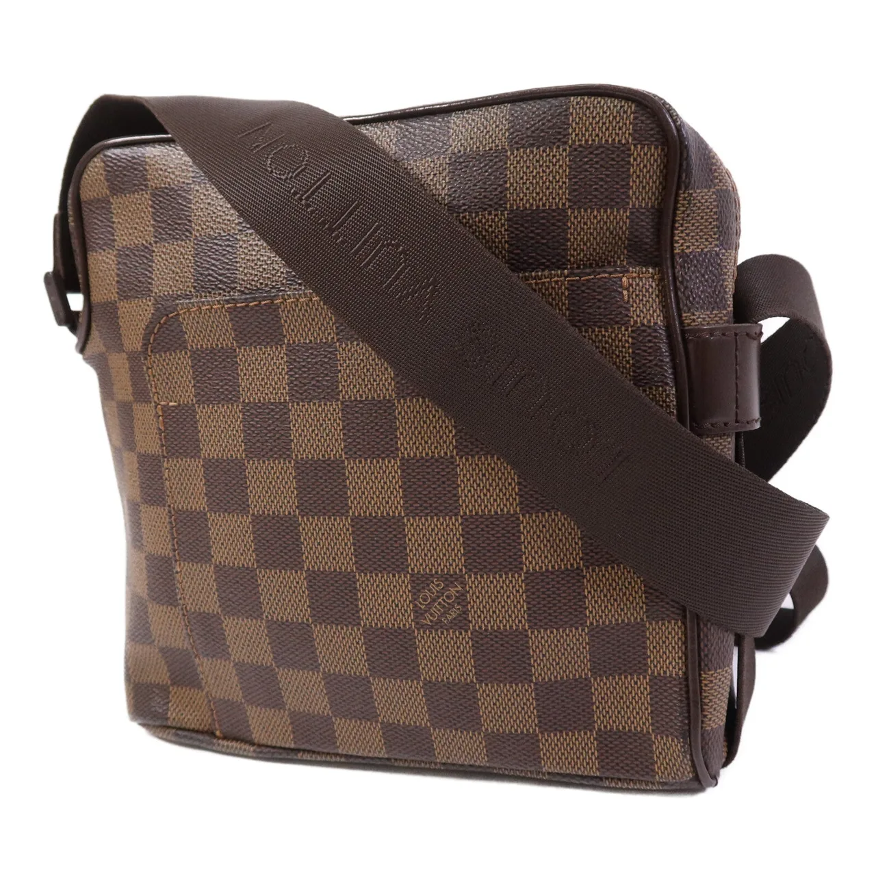 LOUIS VUITTON Olaf N41442 Shoulder Bag Coated Canvas 棕色 Coated Canvas Rank B - Thumbnail 3