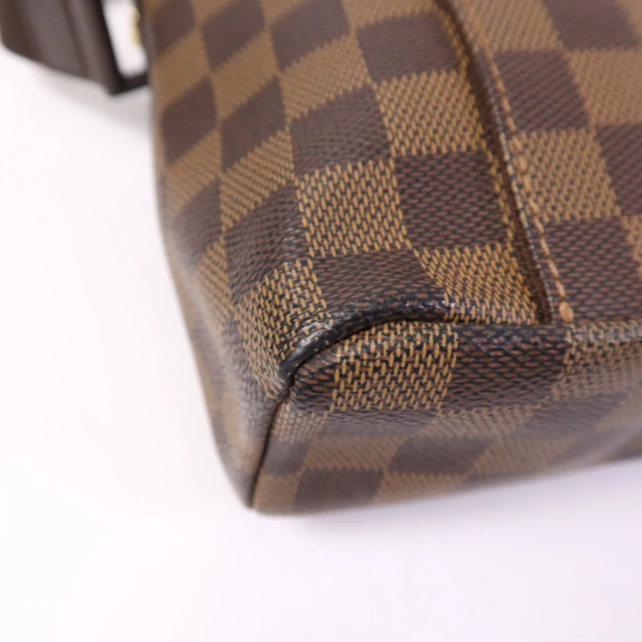 LOUIS VUITTON Olaf N41442 Shoulder Bag Coated Canvas 棕色 Coated Canvas Rank B - Thumbnail 11