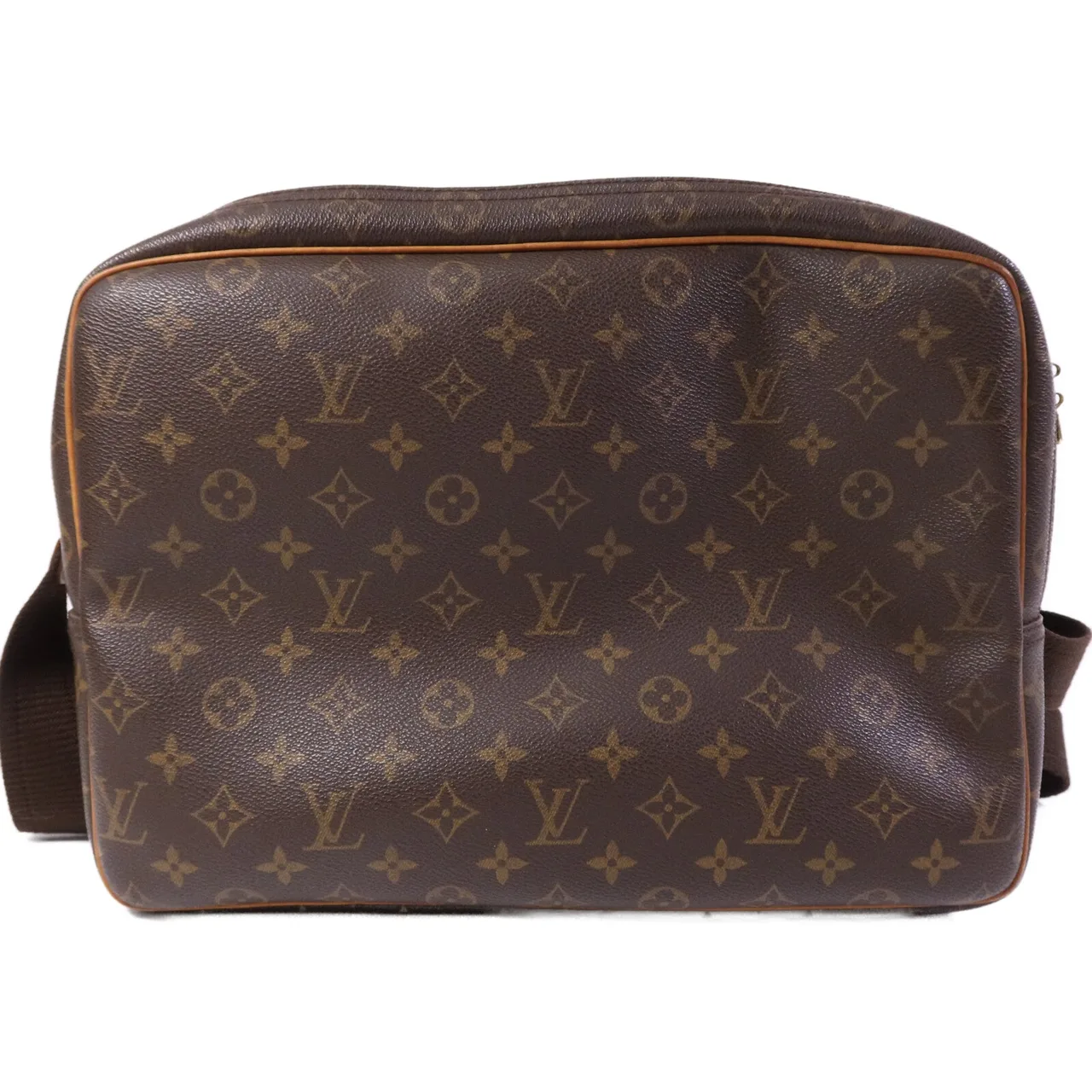 LOUIS VUITTON Reporter M45252 Shoulder Bag Coated Canvas 棕色 Coated Canvas Rank B - Thumbnail 2