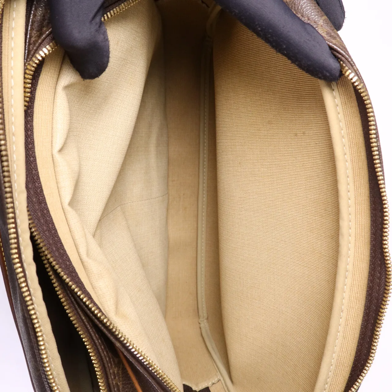 LOUIS VUITTON Reporter M45252 Shoulder Bag Coated Canvas 棕色 Coated Canvas Rank B - Thumbnail 5
