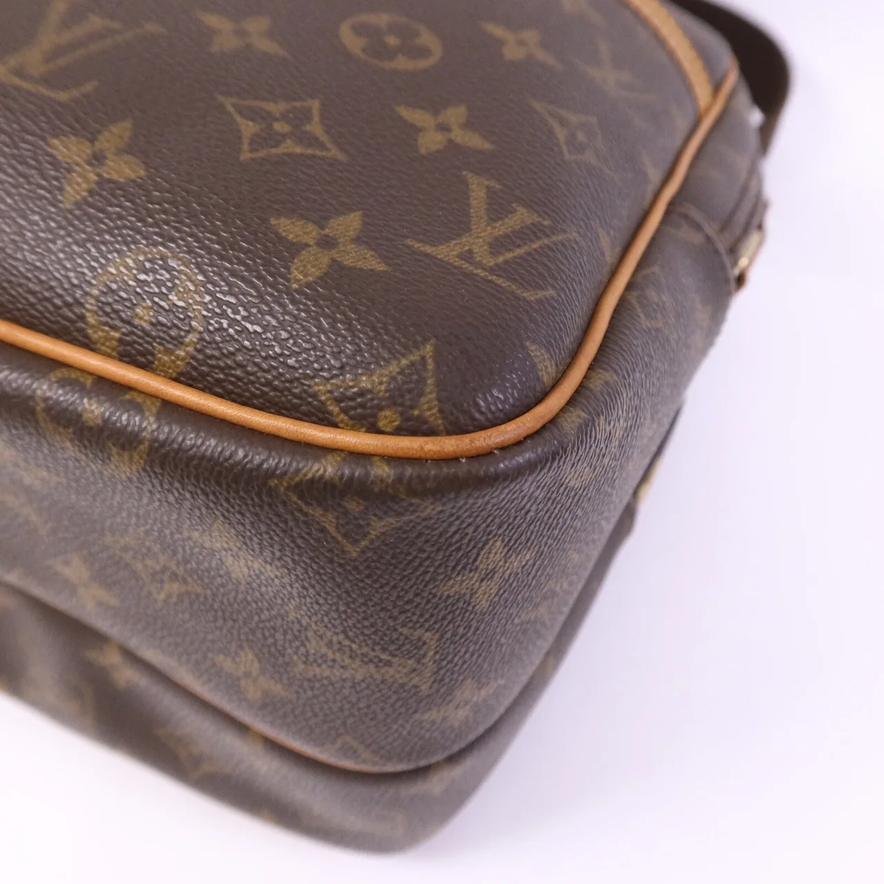 LOUIS VUITTON Reporter M45252 Shoulder Bag Coated Canvas 棕色 Coated Canvas Rank B - Thumbnail 11