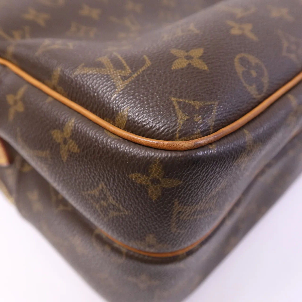 LOUIS VUITTON Reporter M45252 Shoulder Bag Coated Canvas 棕色 Coated Canvas Rank B - Thumbnail 14