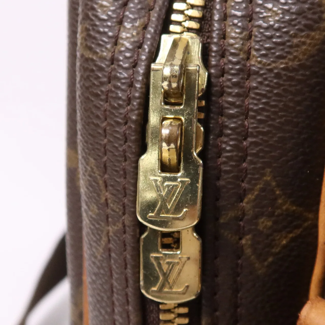 LOUIS VUITTON Reporter M45252 Shoulder Bag Coated Canvas 棕色 Coated Canvas Rank B - Thumbnail 21