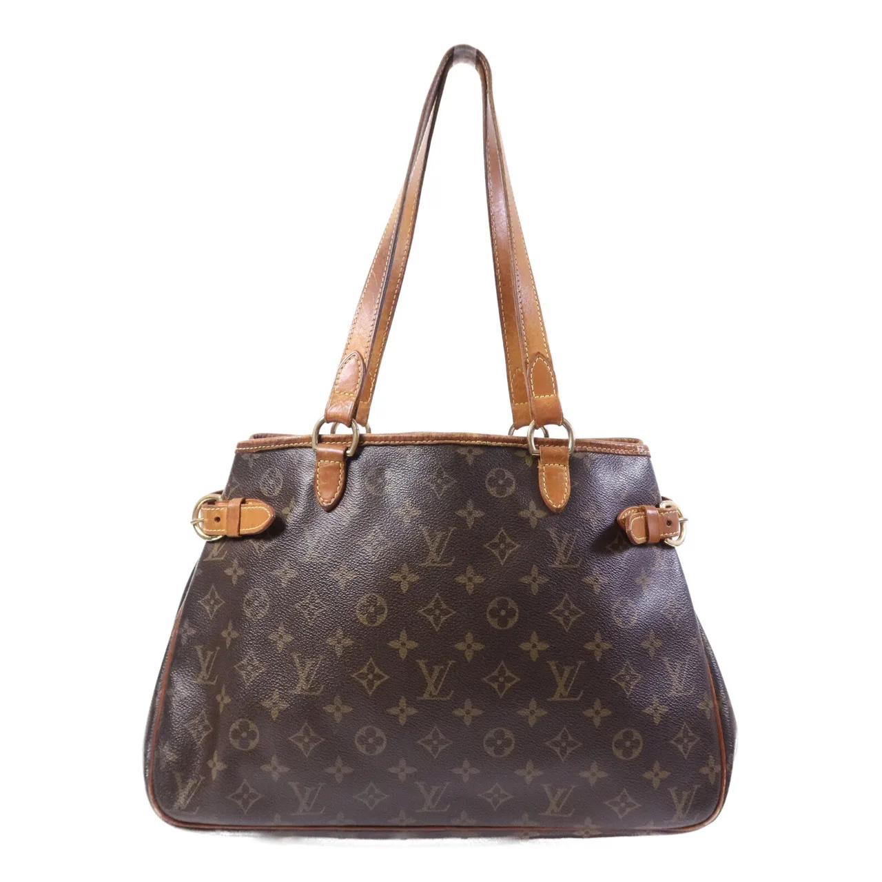 LOUIS VUITTON Batignolles M51154 Shoulder Bag Coated Canvas 棕色 / Brown