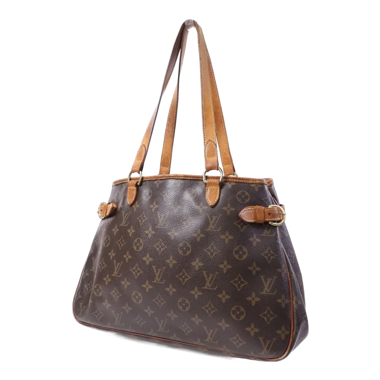 LOUIS VUITTON Batignolles M51154 Shoulder Bag Coated Canvas 棕色 / Brown Coated Canvas Rank C - Thumbnail 3