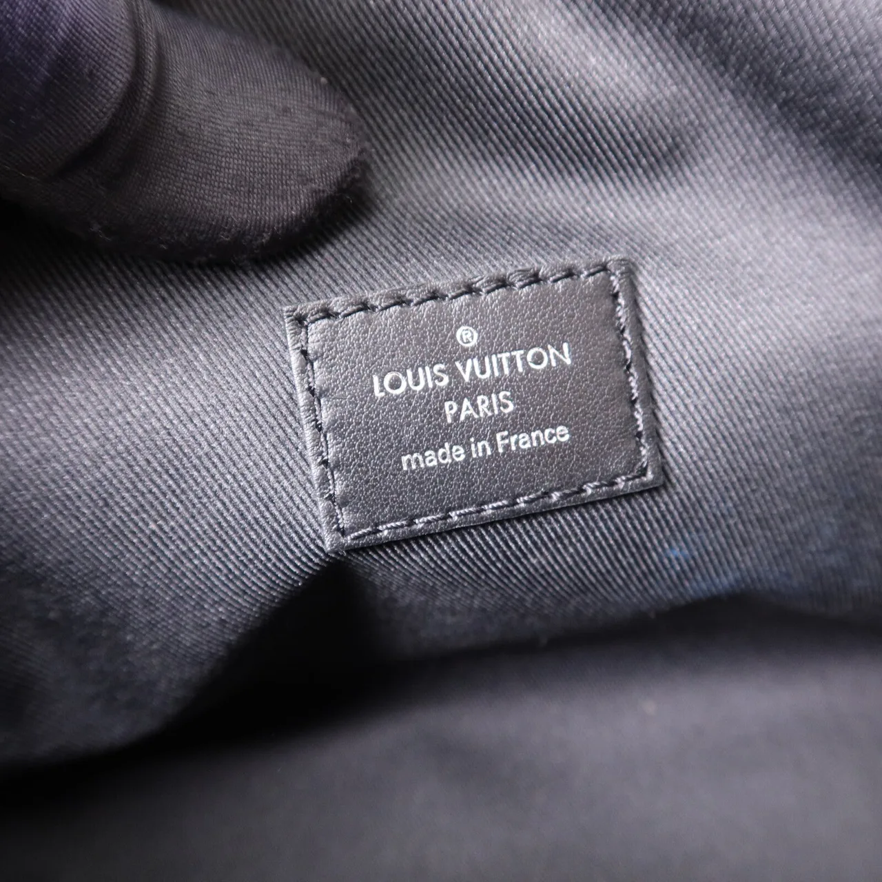 LOUIS VUITTON Soft Trunk M44730 肩背包 塗層帆布 黑色 / Black 塗層帆布 中古品B - 縮圖 6