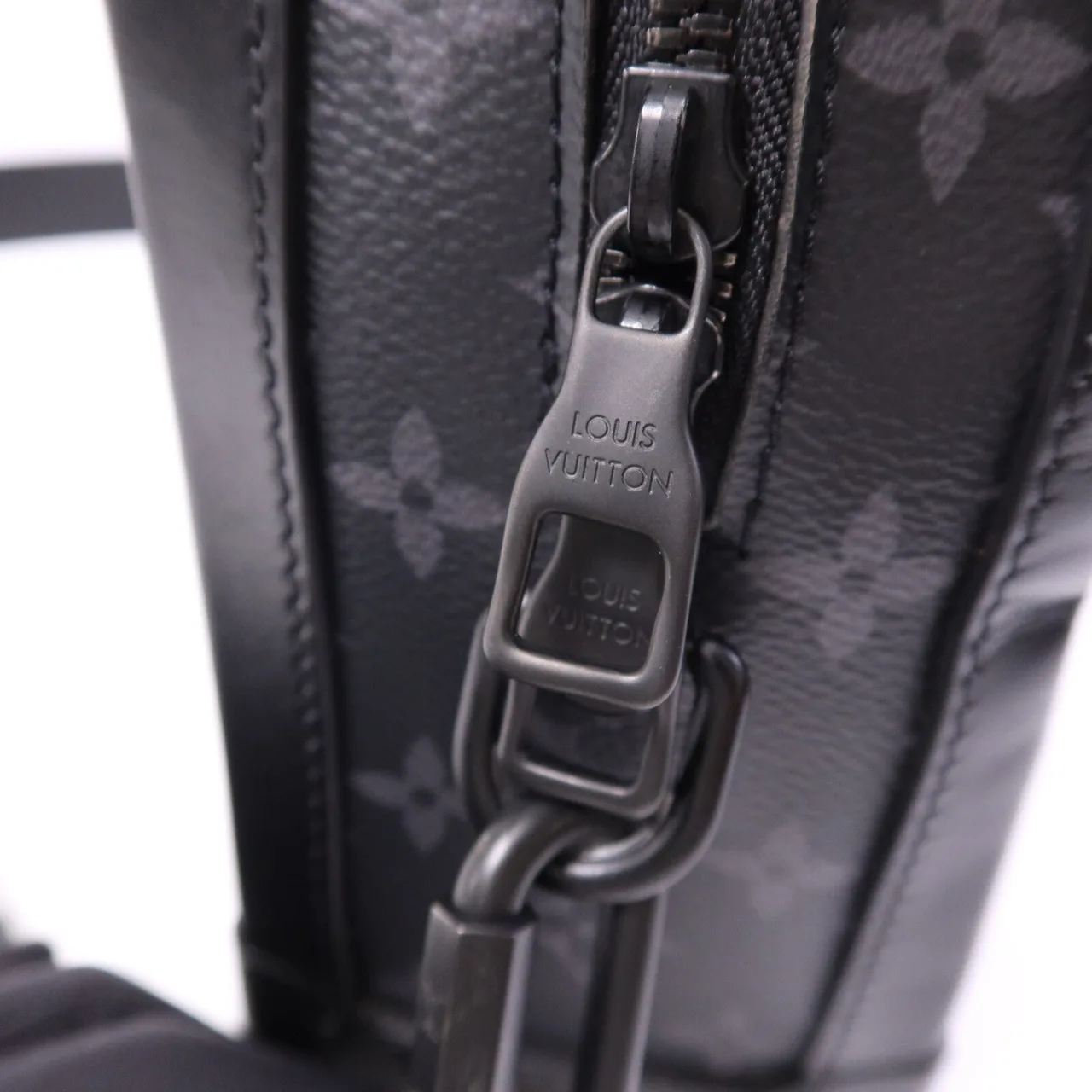 LOUIS VUITTON Soft Trunk M44730 肩背包 塗層帆布 黑色 / Black 塗層帆布 中古品B - 縮圖 7