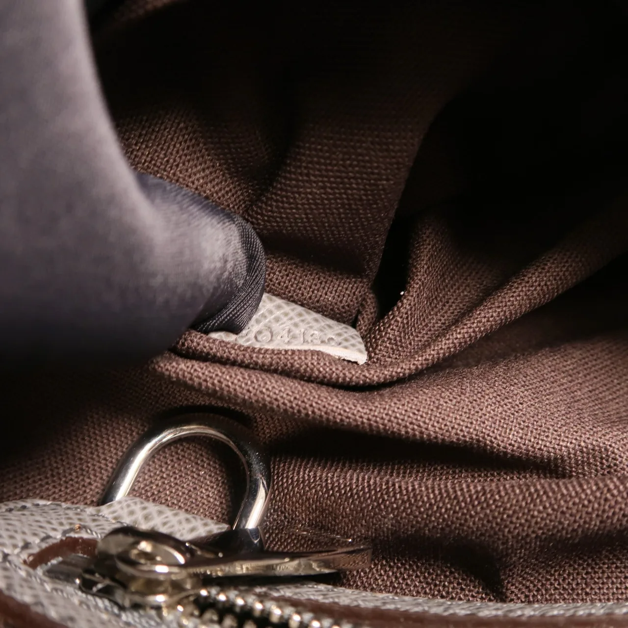 LOUIS VUITTON Roman M32623 肩背包 牛皮 灰色 / Gray 牛皮 中古品B - 縮圖 7