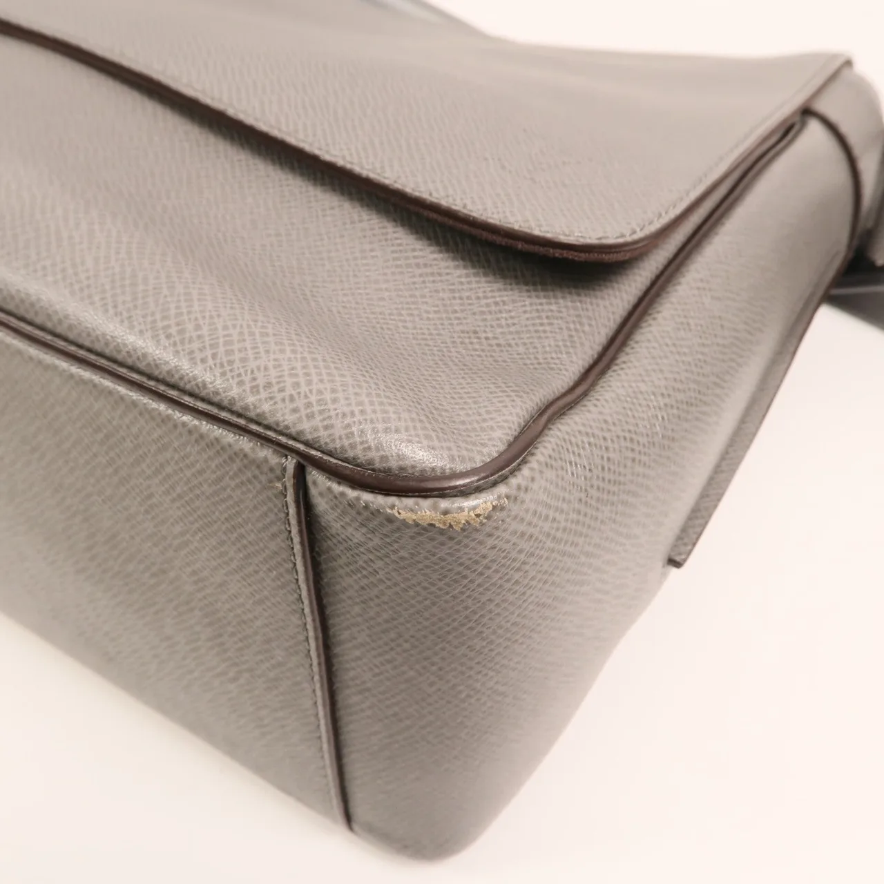 LOUIS VUITTON Roman M32623 肩背包 牛皮 灰色 / Gray 牛皮 中古品B - 縮圖 9