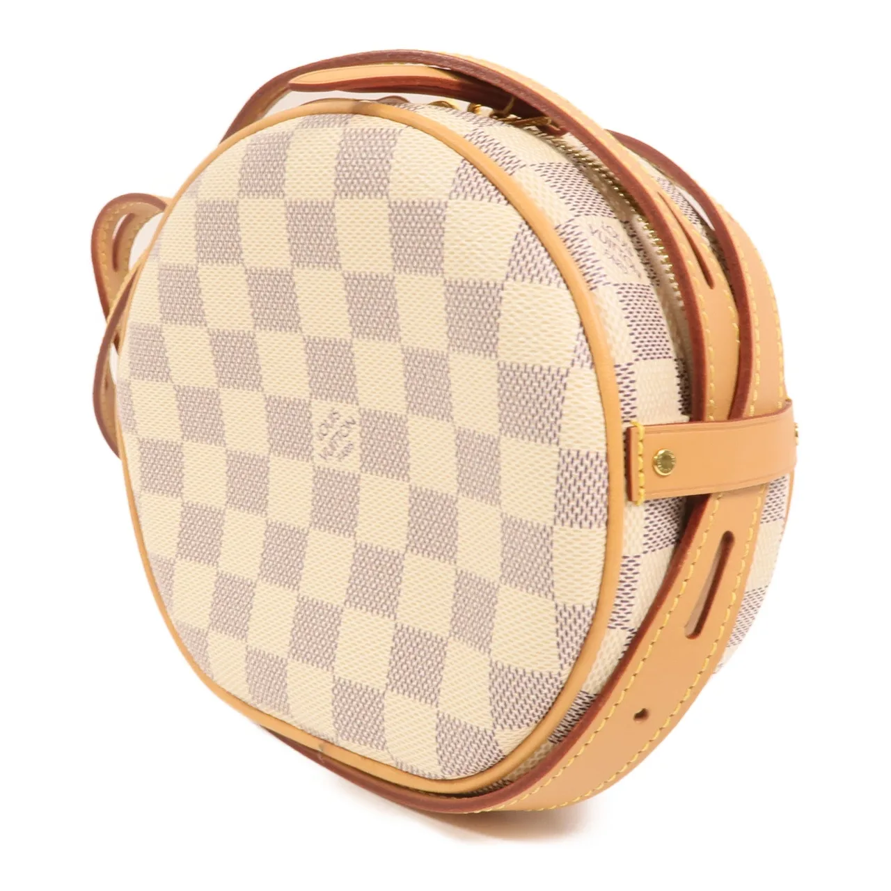 LOUIS VUITTON Boite Chapeau Souple N40333 肩背包 塗層帆布 白色 / White 塗層帆布 中古品A - 縮圖 3