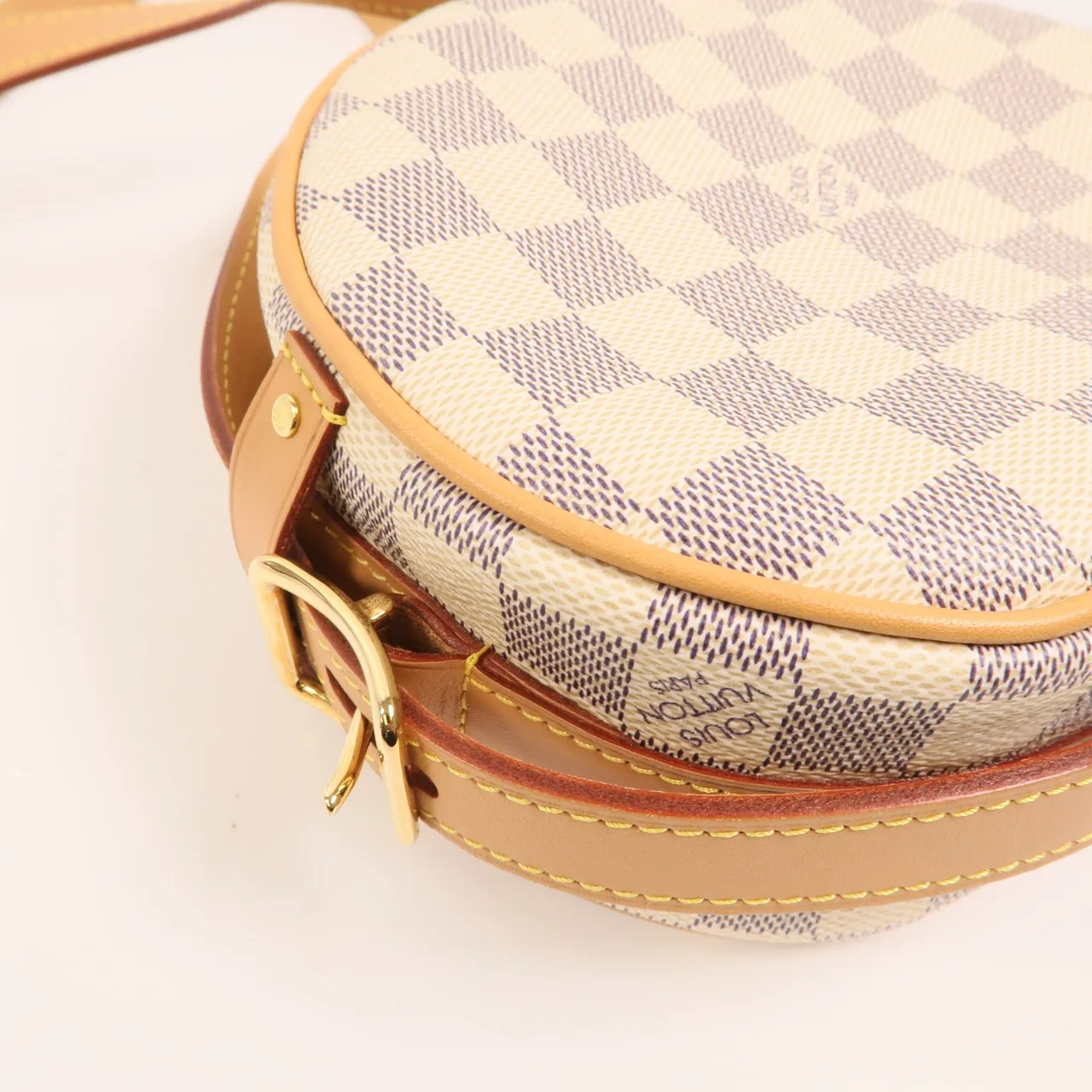 LOUIS VUITTON Boite Chapeau Souple N40333 肩背包 塗層帆布 白色 / White 塗層帆布 中古品A - 縮圖 10