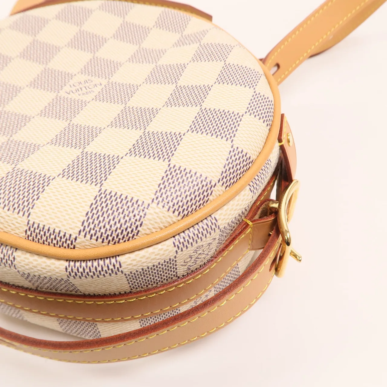 LOUIS VUITTON Boite Chapeau Souple N40333 肩背包 塗層帆布 白色 / White 塗層帆布 中古品A - 縮圖 11