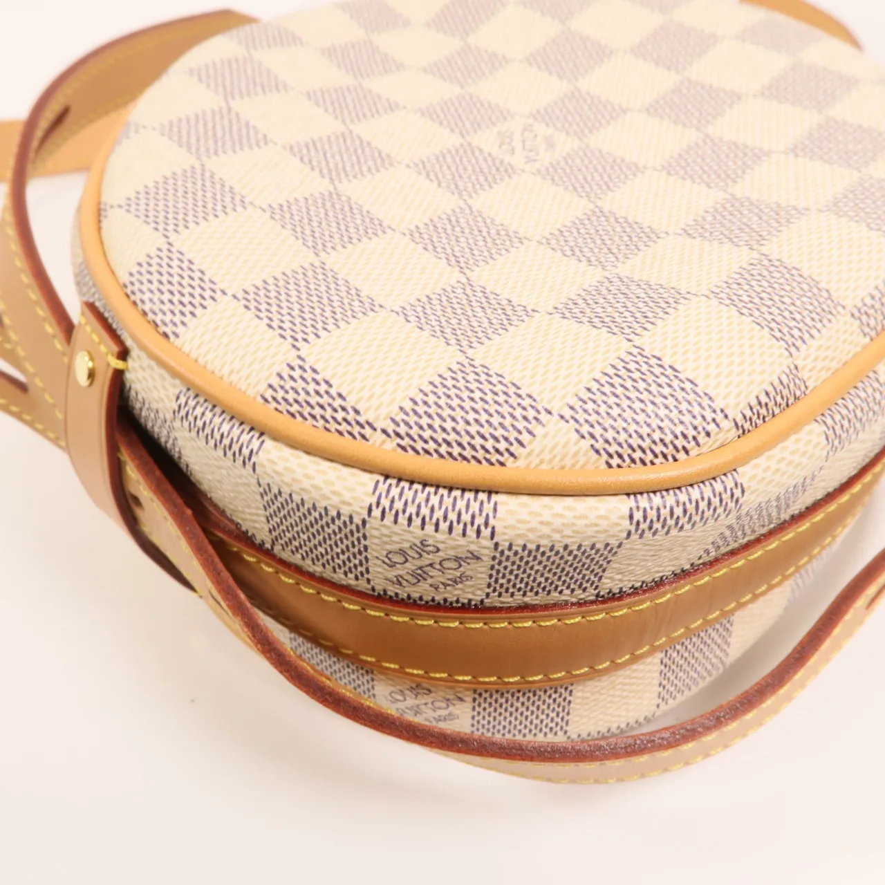 LOUIS VUITTON Boite Chapeau Souple N40333 肩背包 塗層帆布 白色 / White 塗層帆布 中古品A - 縮圖 12