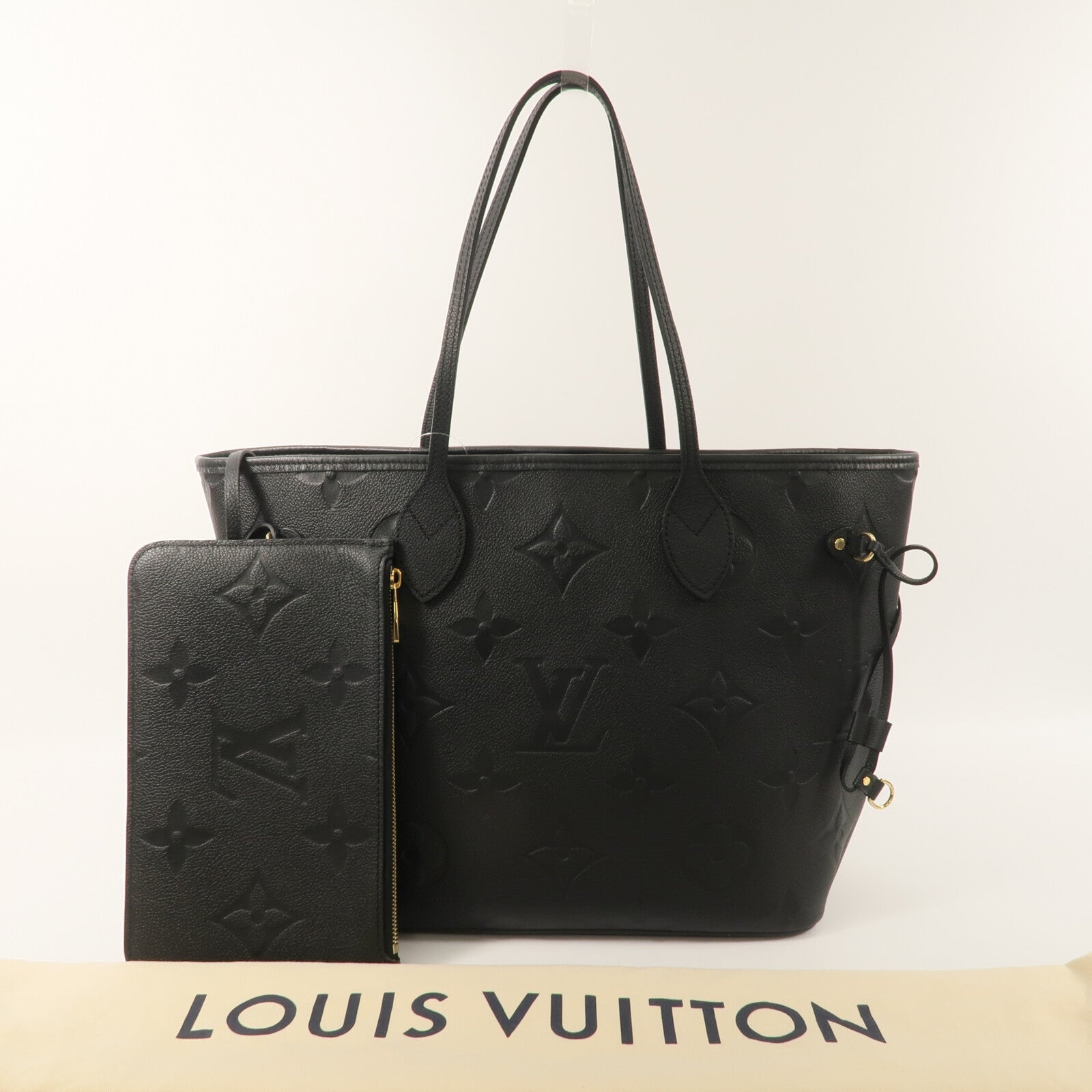 LOUIS VUITTON Neverfull M45685 Tote Bag Calfskin 12