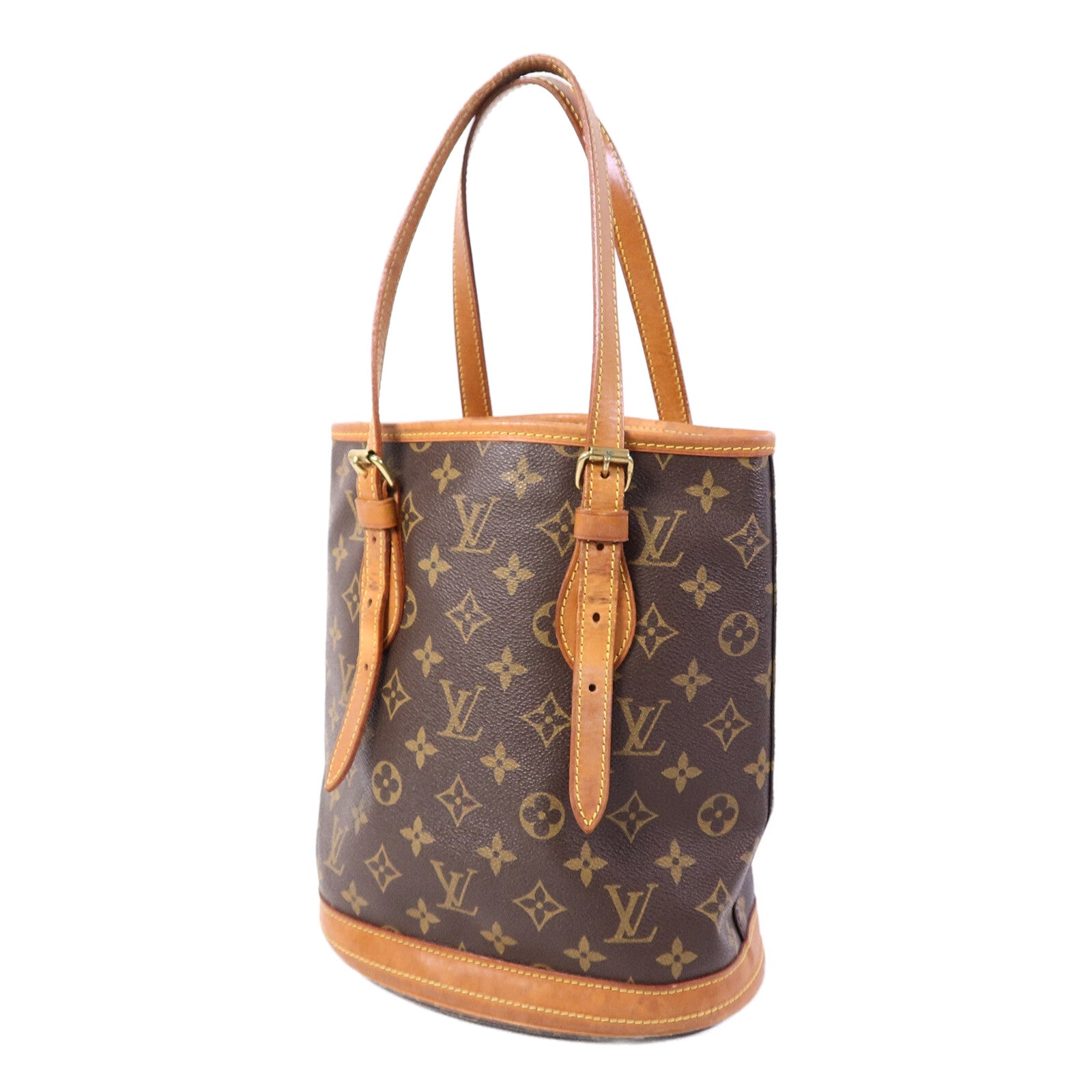LOUIS VUITTON Bucket M42238 Tote Bag Coated Canvas 3