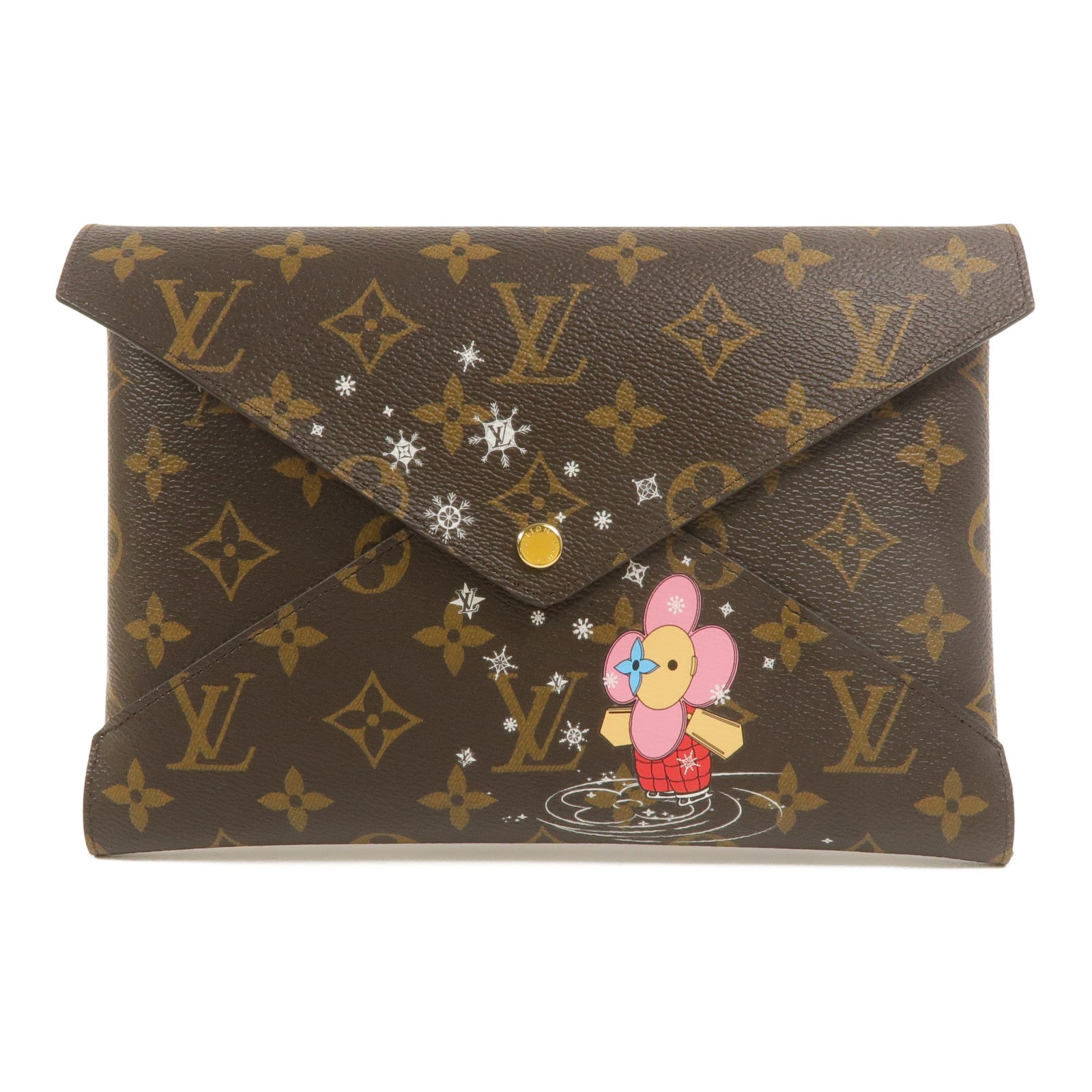 LOUIS VUITTON Kirigami M82655 Clutch Coated Canvas