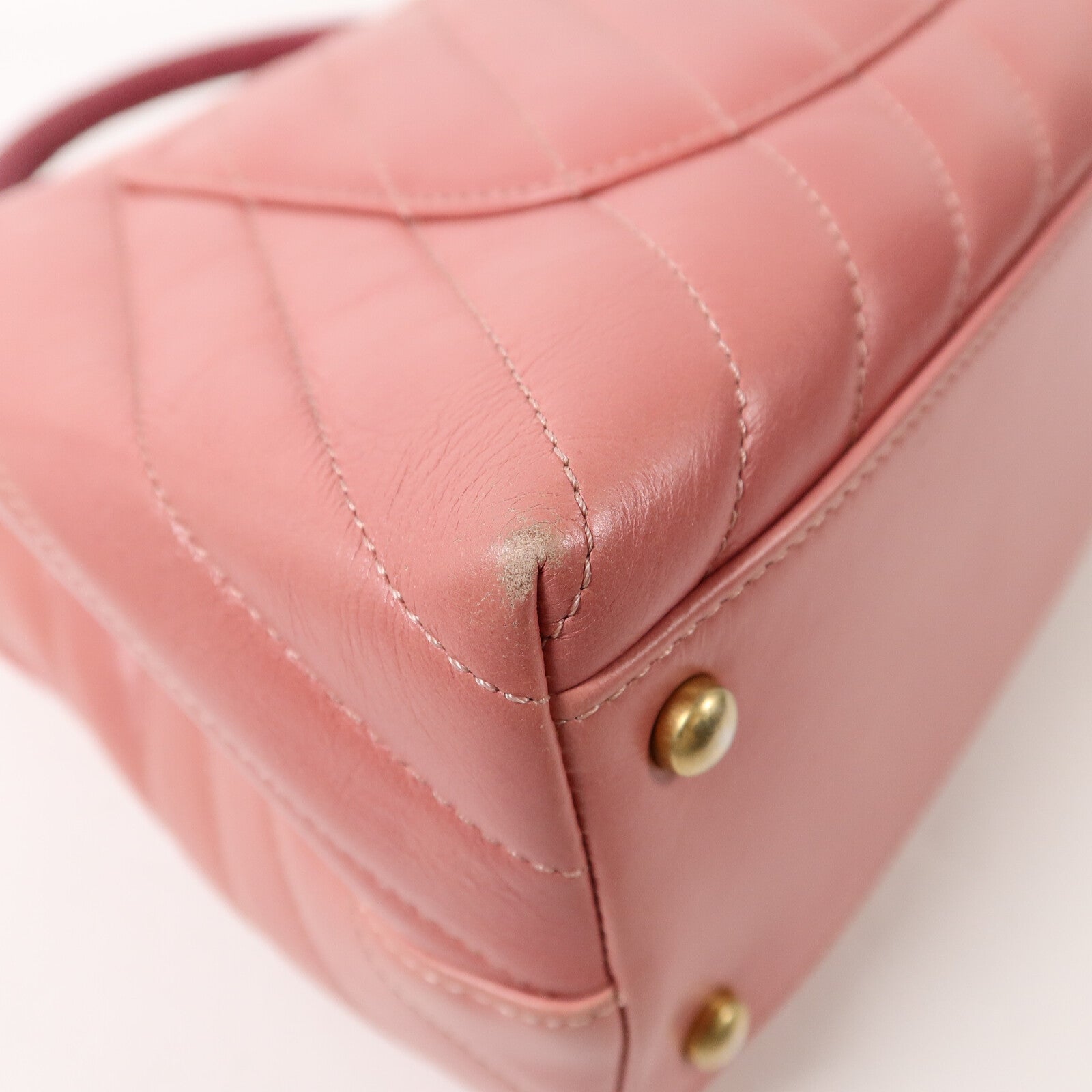LOUIS VUITTON 2-Way Bag Calfskin 17