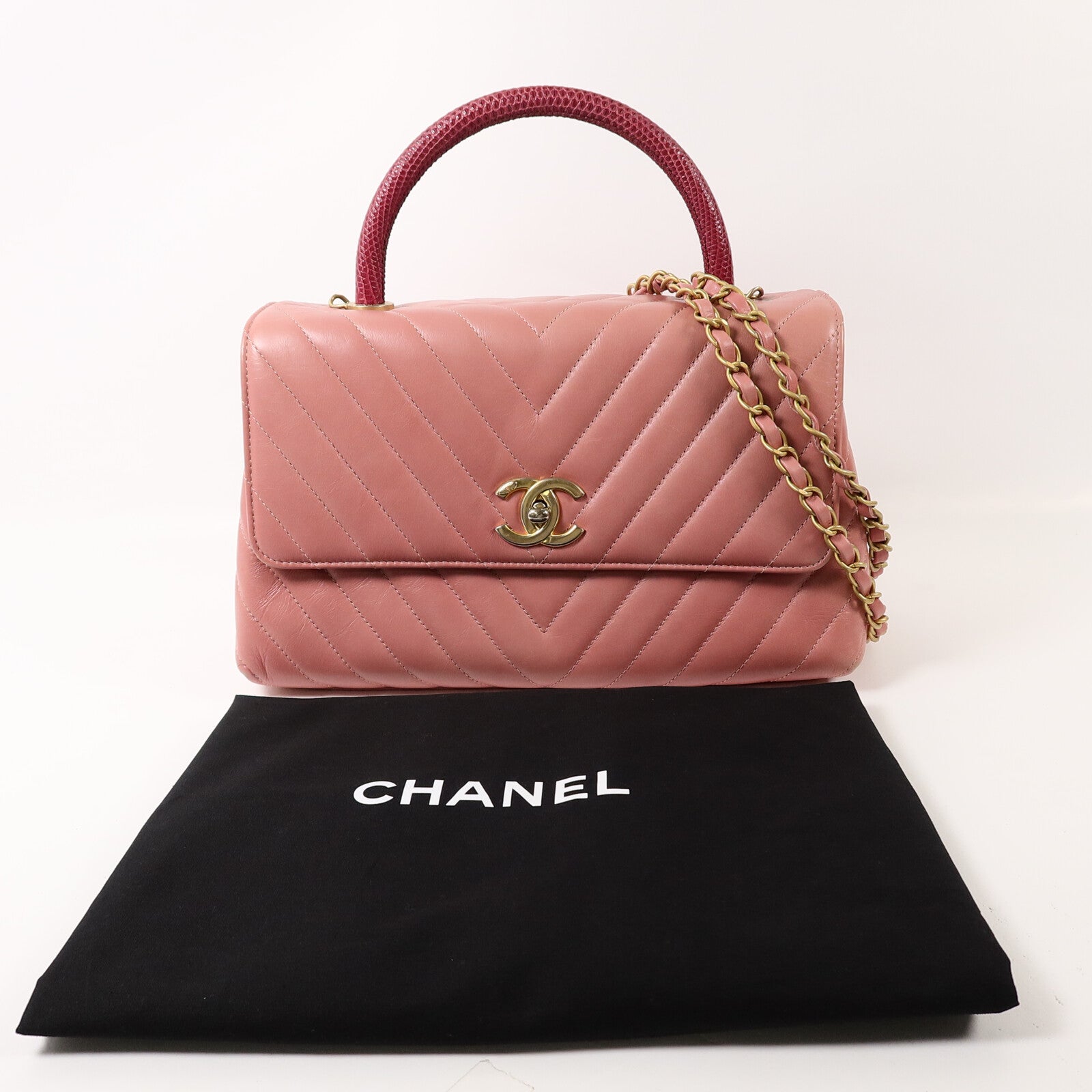 LOUIS VUITTON 2-Way Bag Calfskin 18