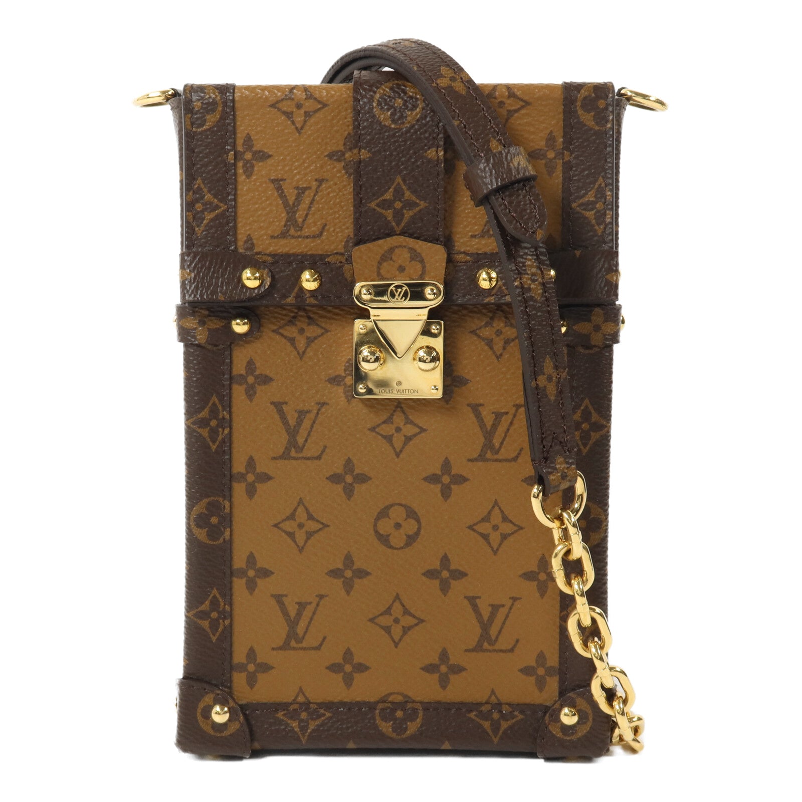 LOUIS VUITTON Trunk M67873 Shoulder Bag Coated Canvas