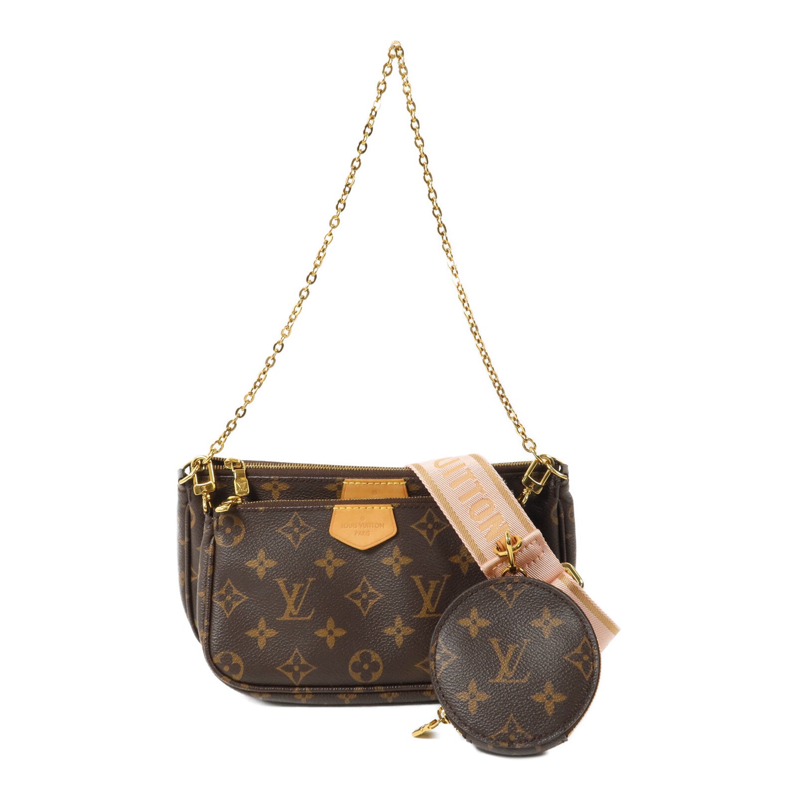LOUIS VUITTON Multi Pochette M44840 2-Way Bag Coated Canvas