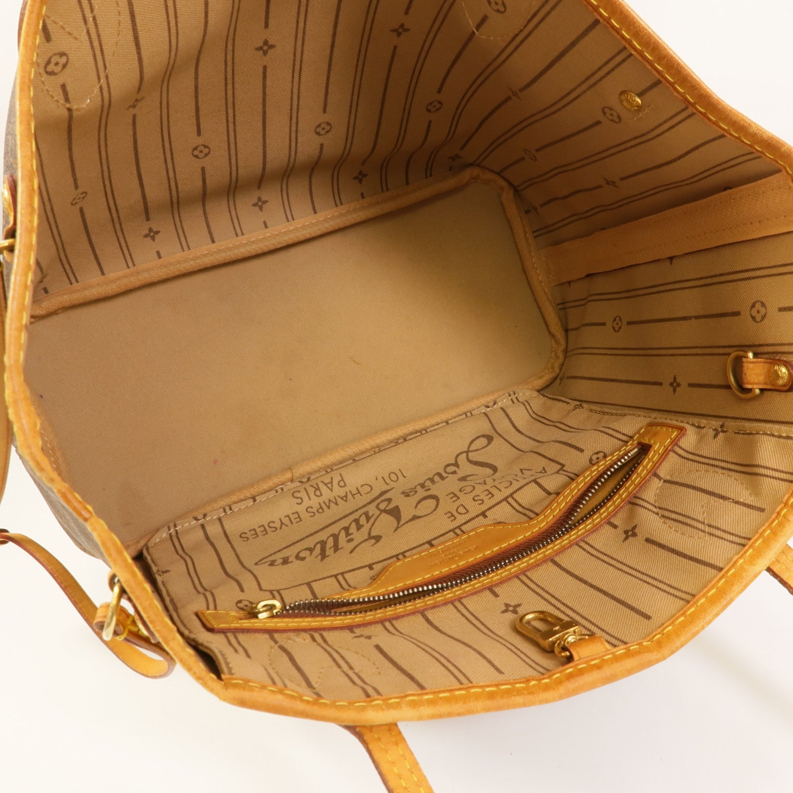 LOUIS VUITTON Neverfull M40155 Tote Bag Coated Canvas 5