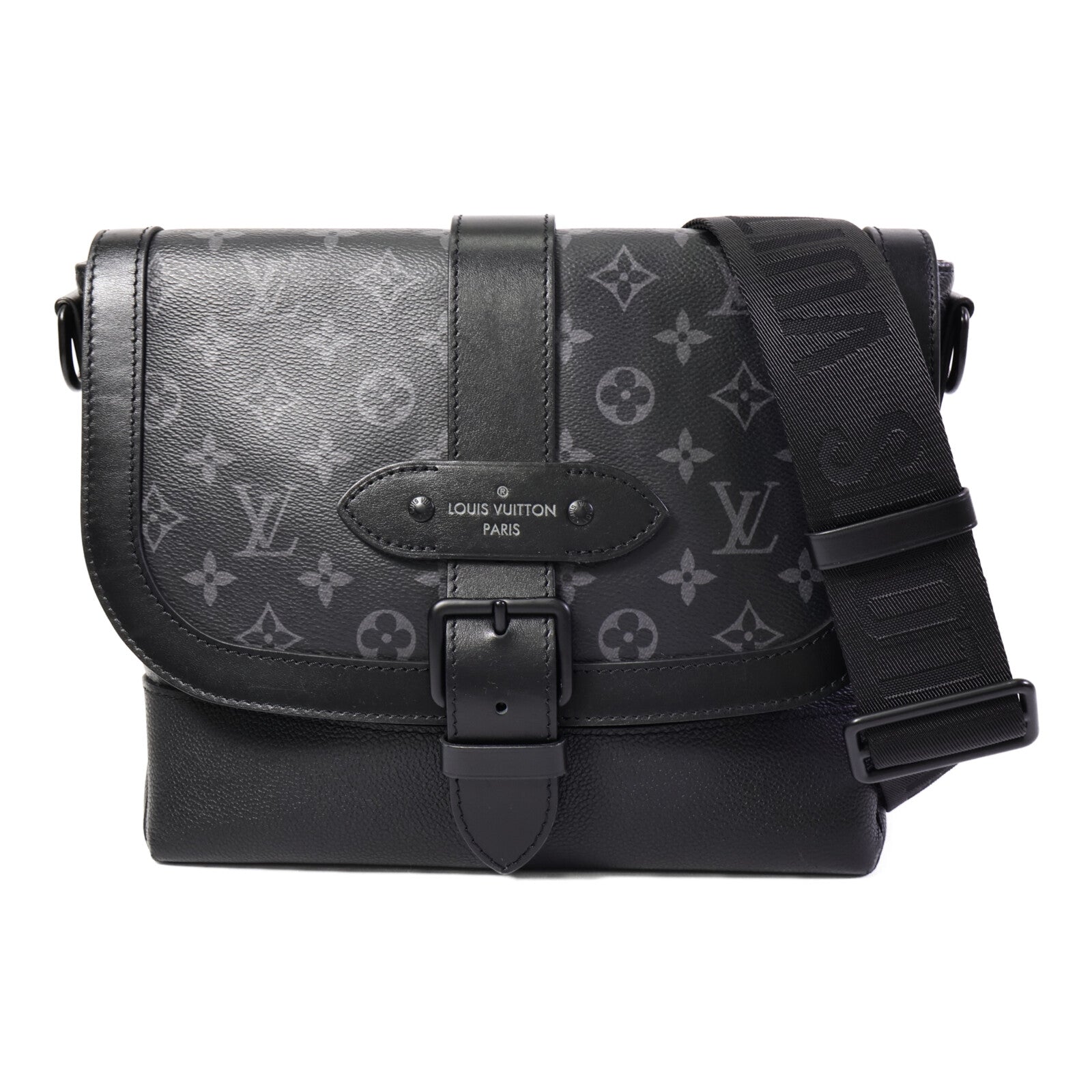 LOUIS VUITTON Saumur M45911 Shoulder Bag Coated Canvas