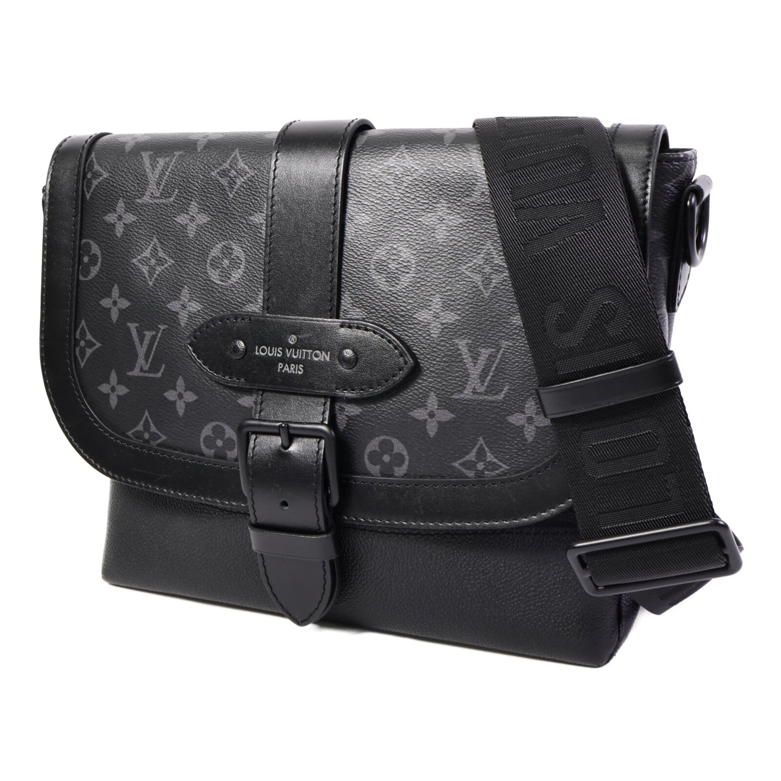 LOUIS VUITTON Saumur M45911 Shoulder Bag Coated Canvas 3