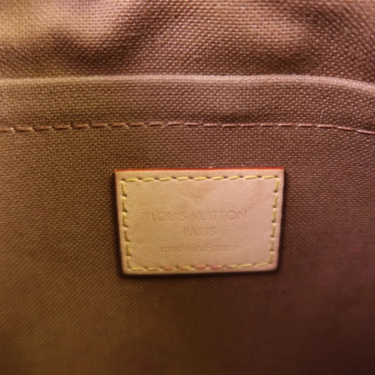 LOUIS VUITTON Multi Pochette M44813 兩用包 塗層帆布 棕色 / 綠色 塗層帆布 中古品B - 縮圖 14