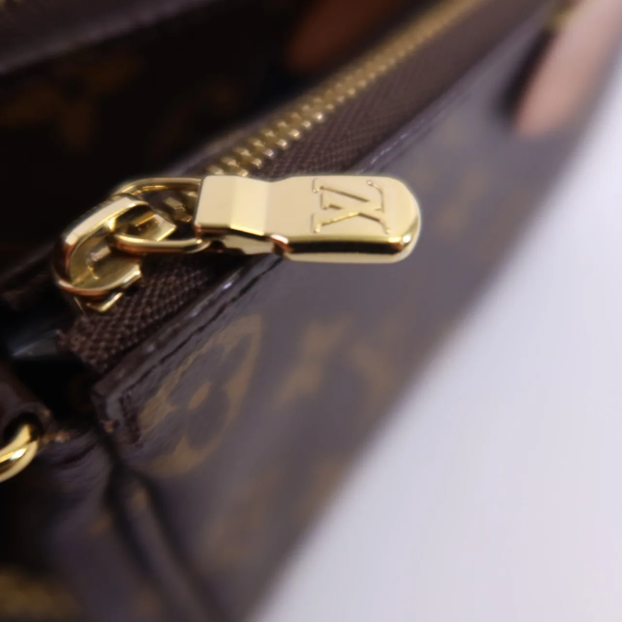 LOUIS VUITTON Multi Pochette M44813 兩用包 塗層帆布 棕色 / 綠色 塗層帆布 中古品B - 縮圖 16