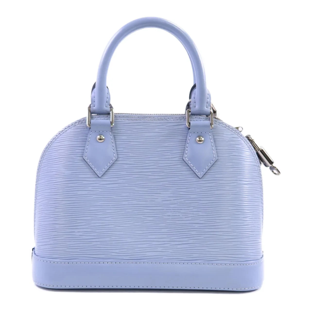 LOUIS VUITTON Alma M59345 兩用包 牛皮 藍色 牛皮 中古品B - 縮圖 2